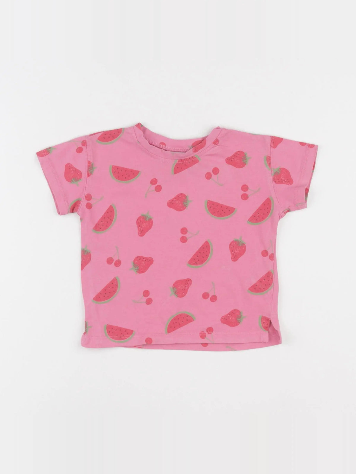 Zara - tee-shirt rose - 9/12 mois