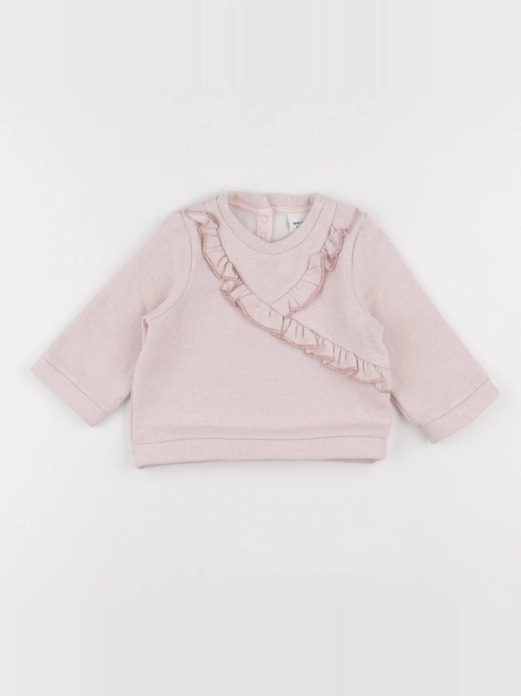 Tape à l'oeil - sweat rose - 6 mois