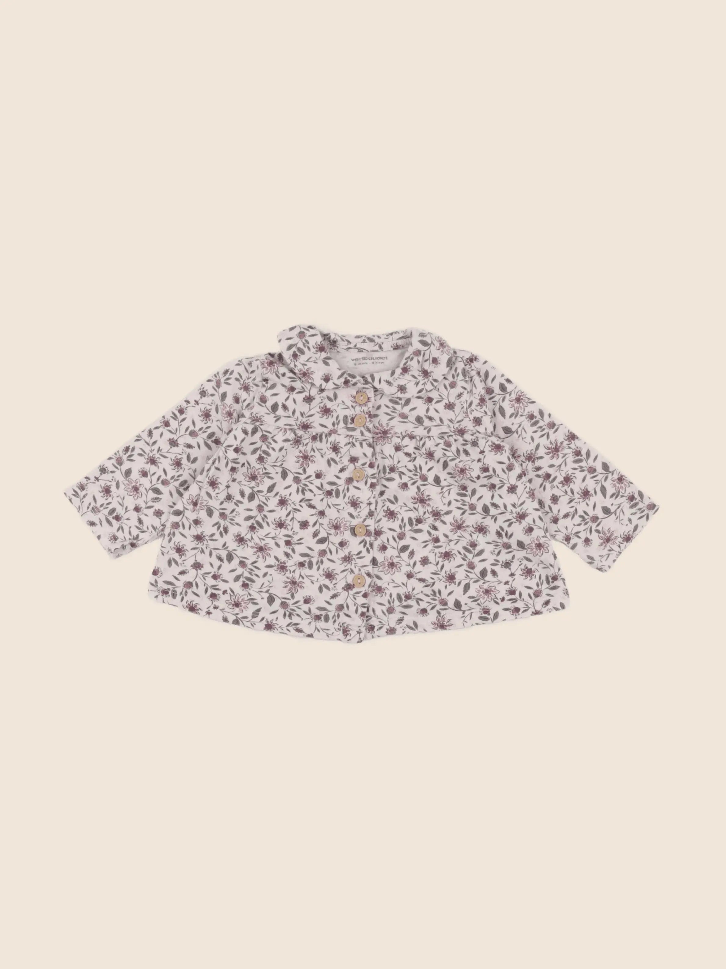 Vertbaudet - tee-shirt multicolore - 6 mois