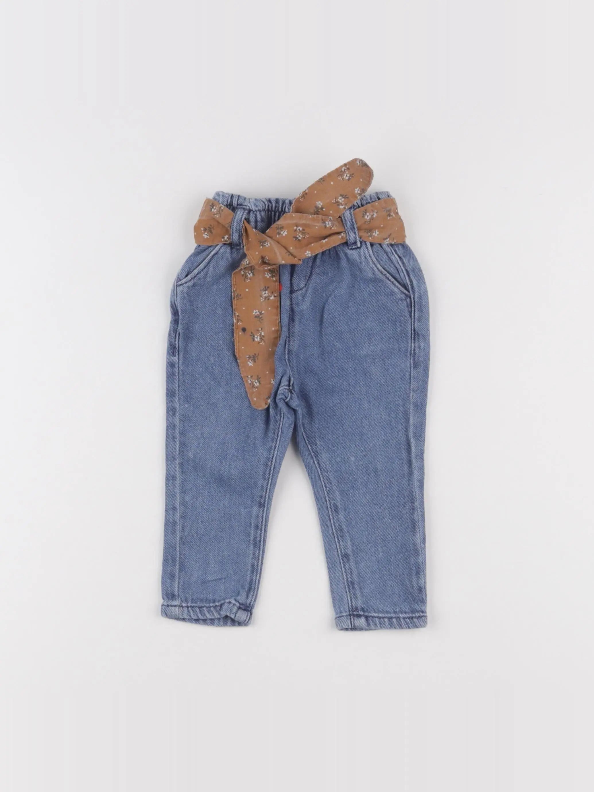 Vertbaudet - jean bleu - 9 mois