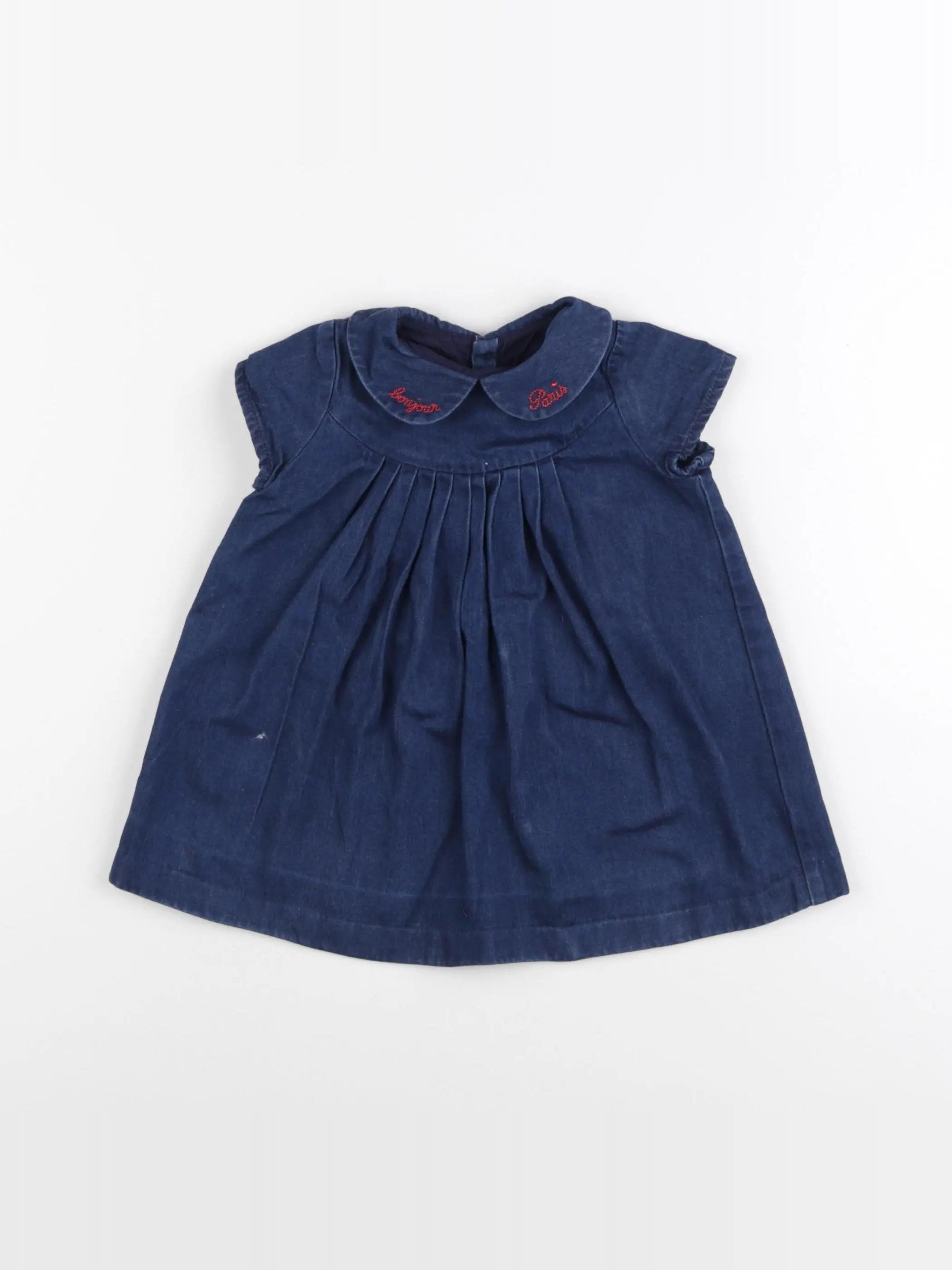 Jacadi - robe bleu - 12 mois