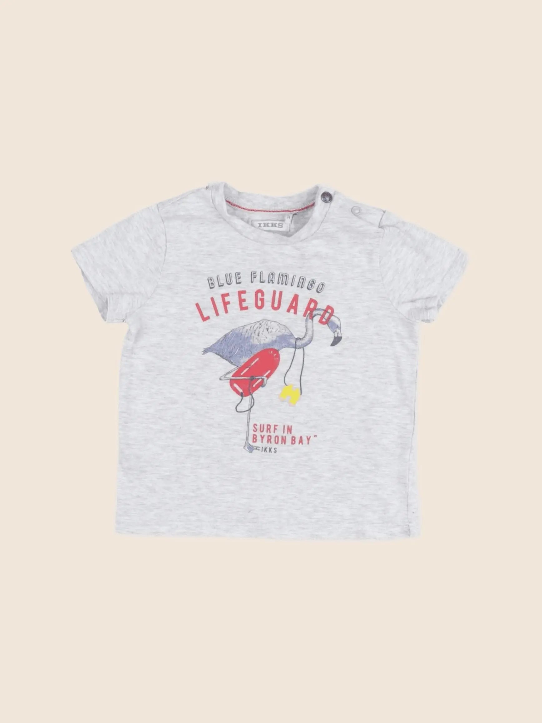 IKKS - tee-shirt gris - 12 mois