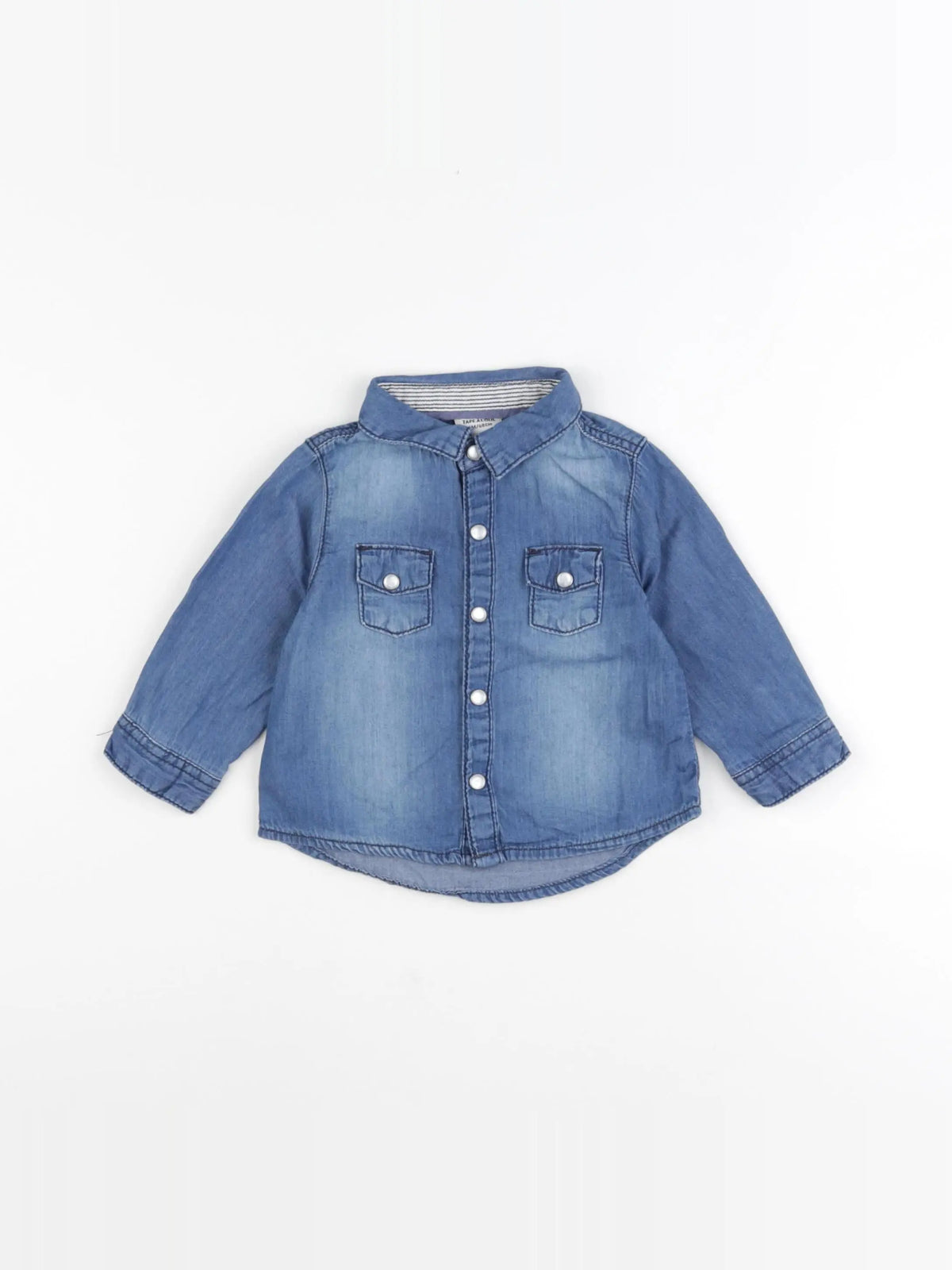 Tape à l'oeil - chemise bleu - 6 mois