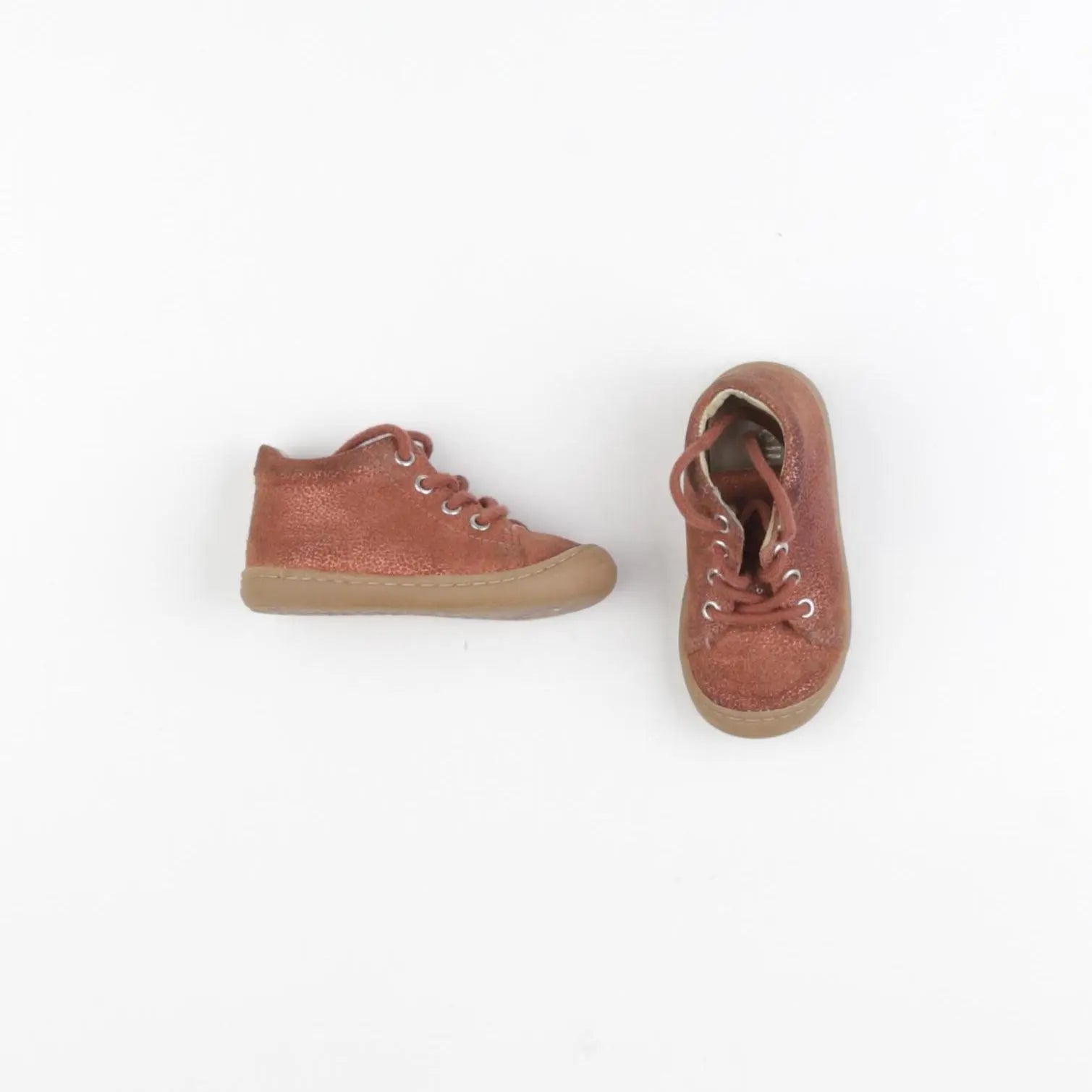 Bellamy - bottillons marron, or - pointure 21