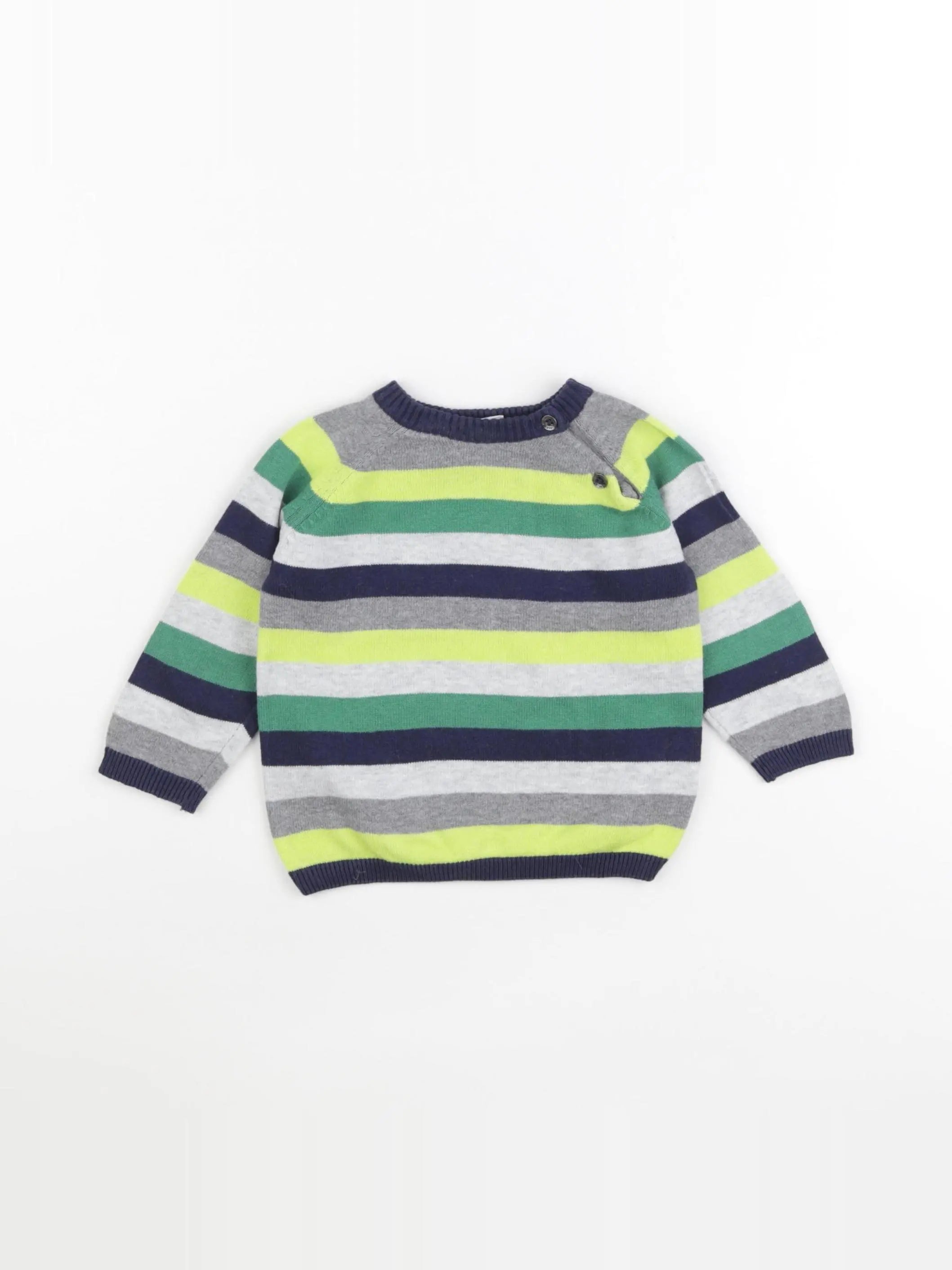 H&M - pull multicolore - 3/6 mois