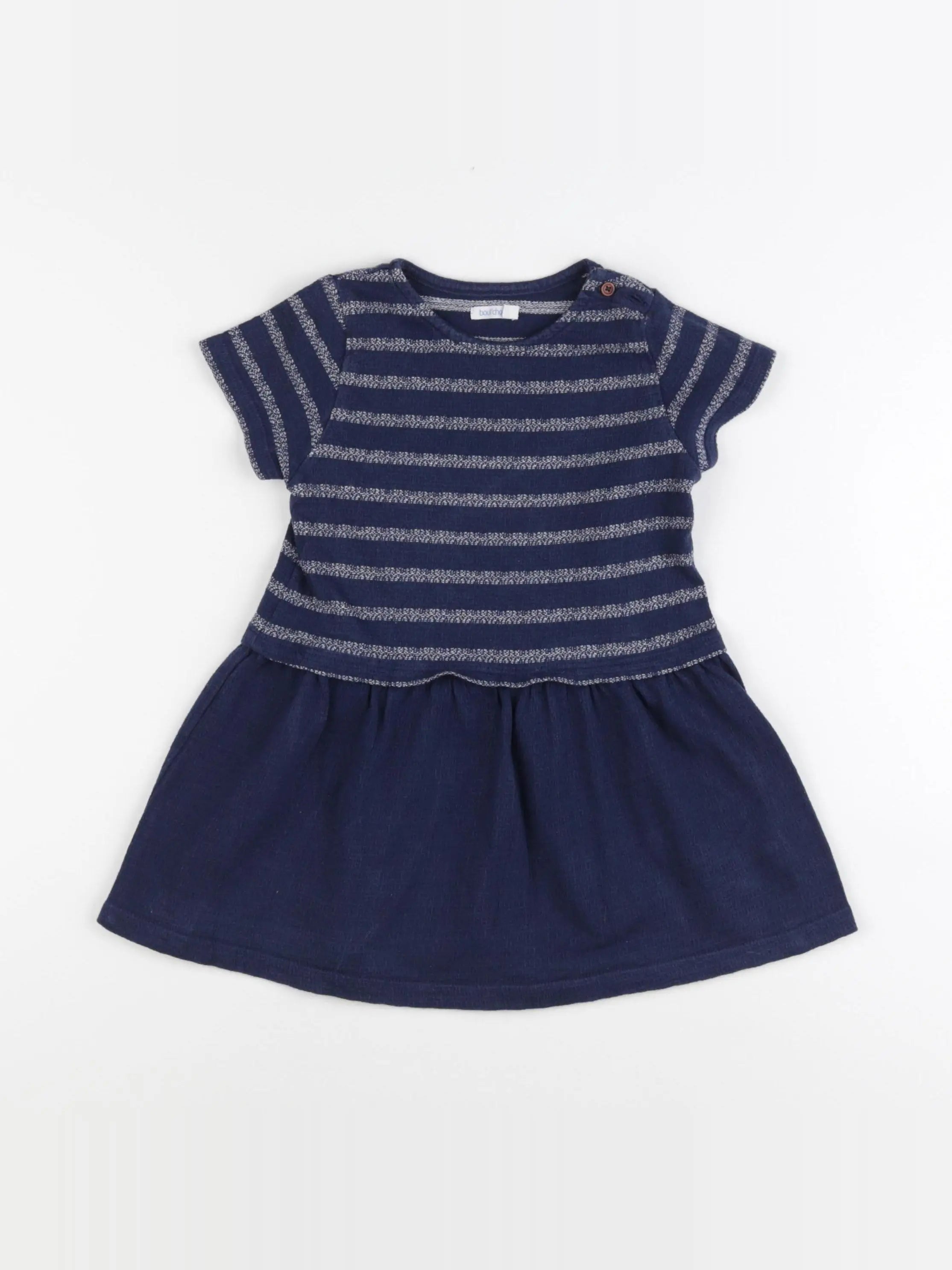 Boutchou - robe bleu - 18 mois