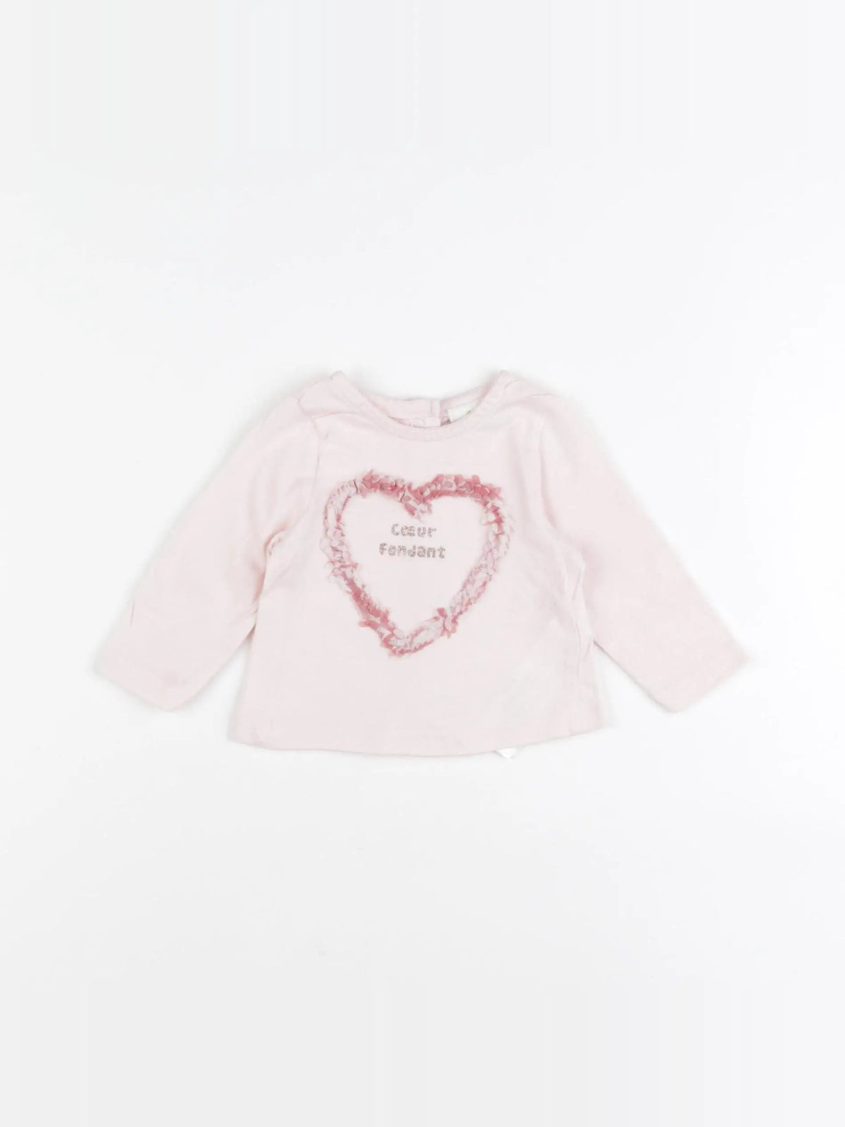 Tape à l'oeil - tee-shirt rose - 1 mois
