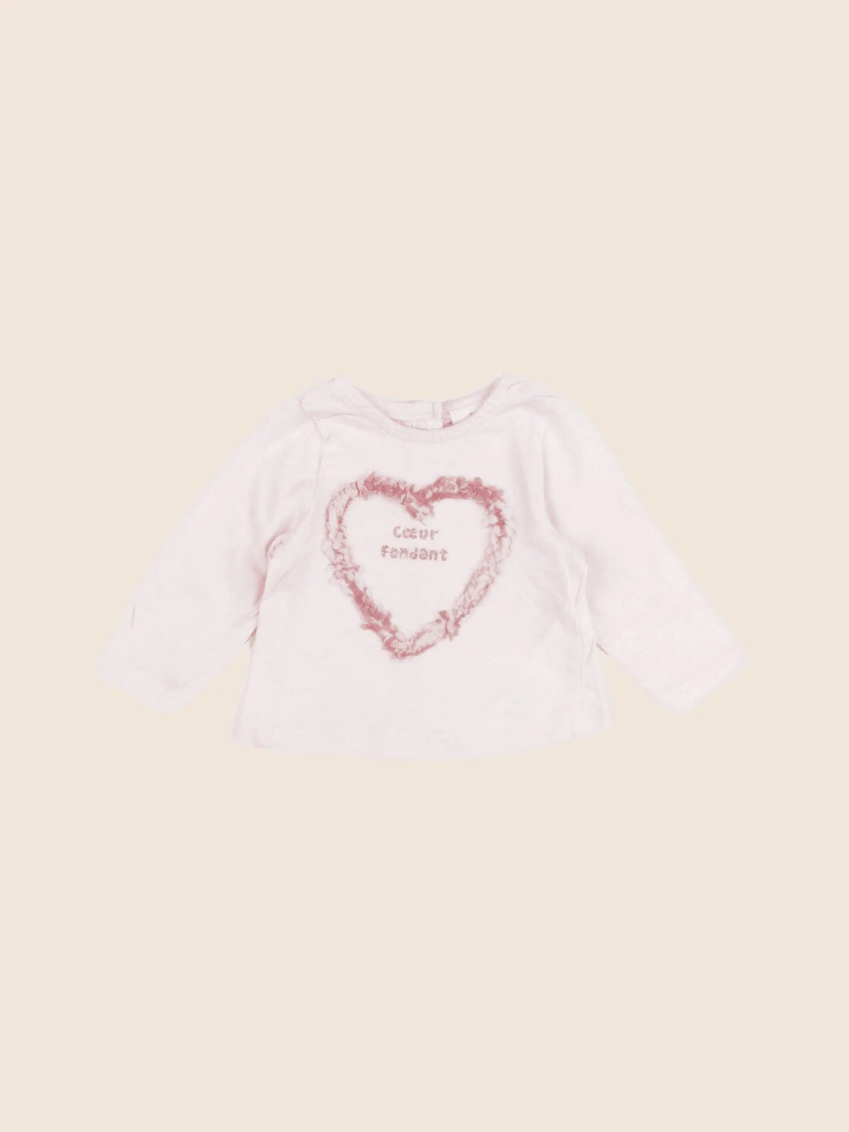 Tape à l'oeil - tee-shirt rose - 1 mois