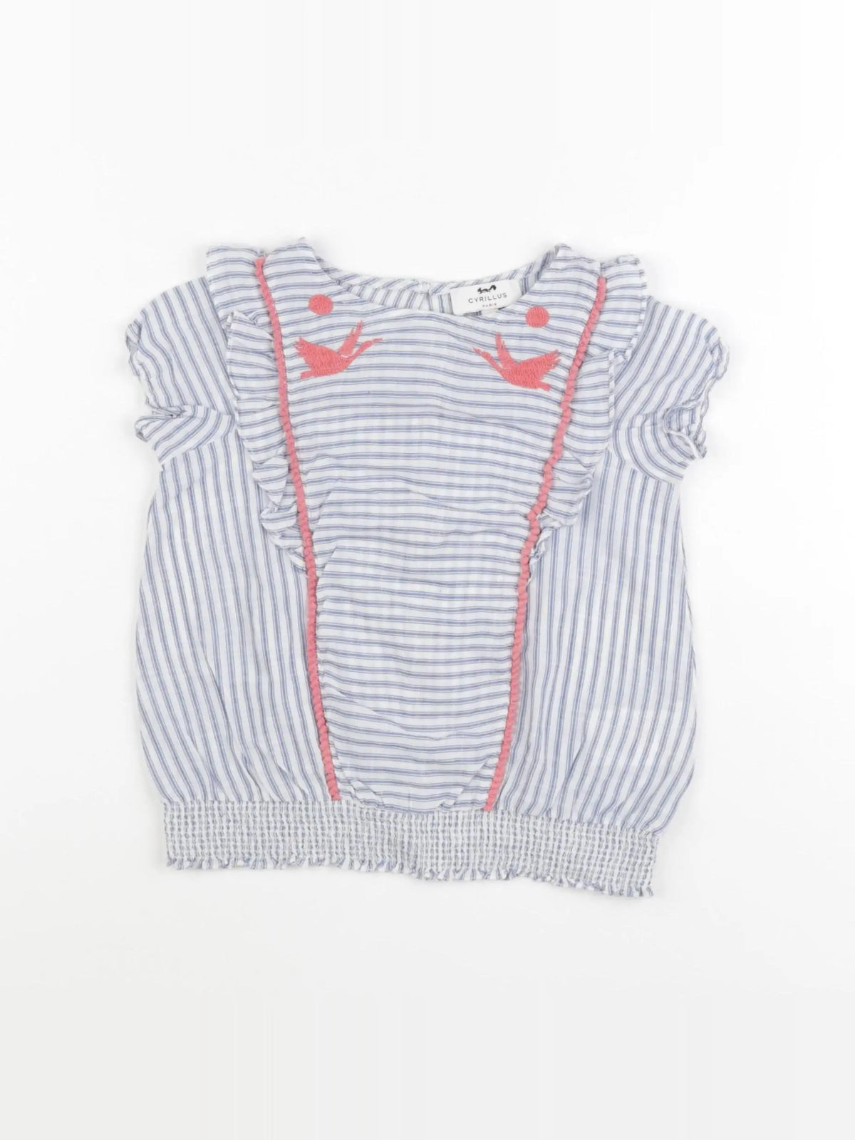 Cyrillus - blouse blanc - 4 ans