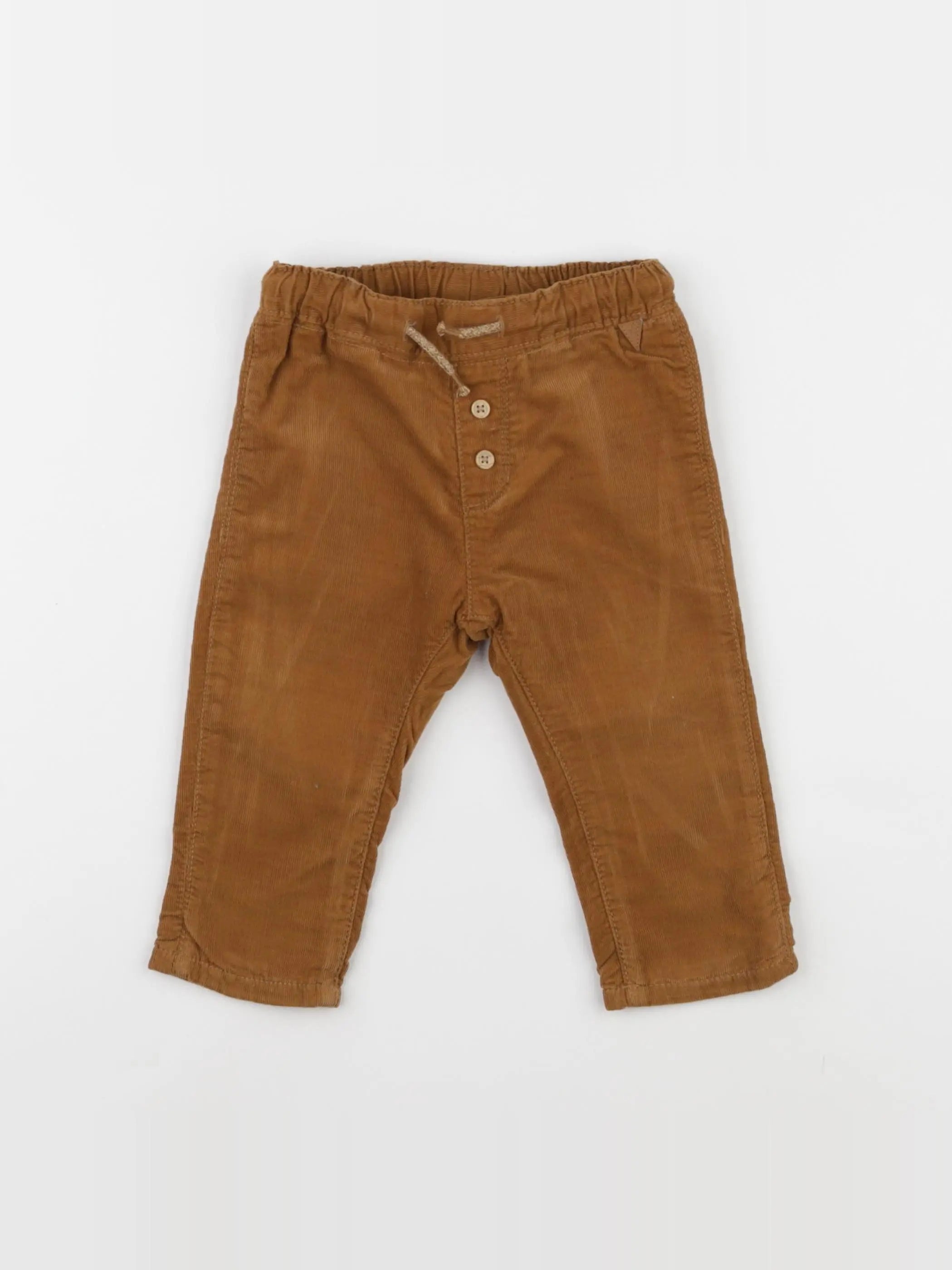H&M - pantalon marron - 6/9 mois