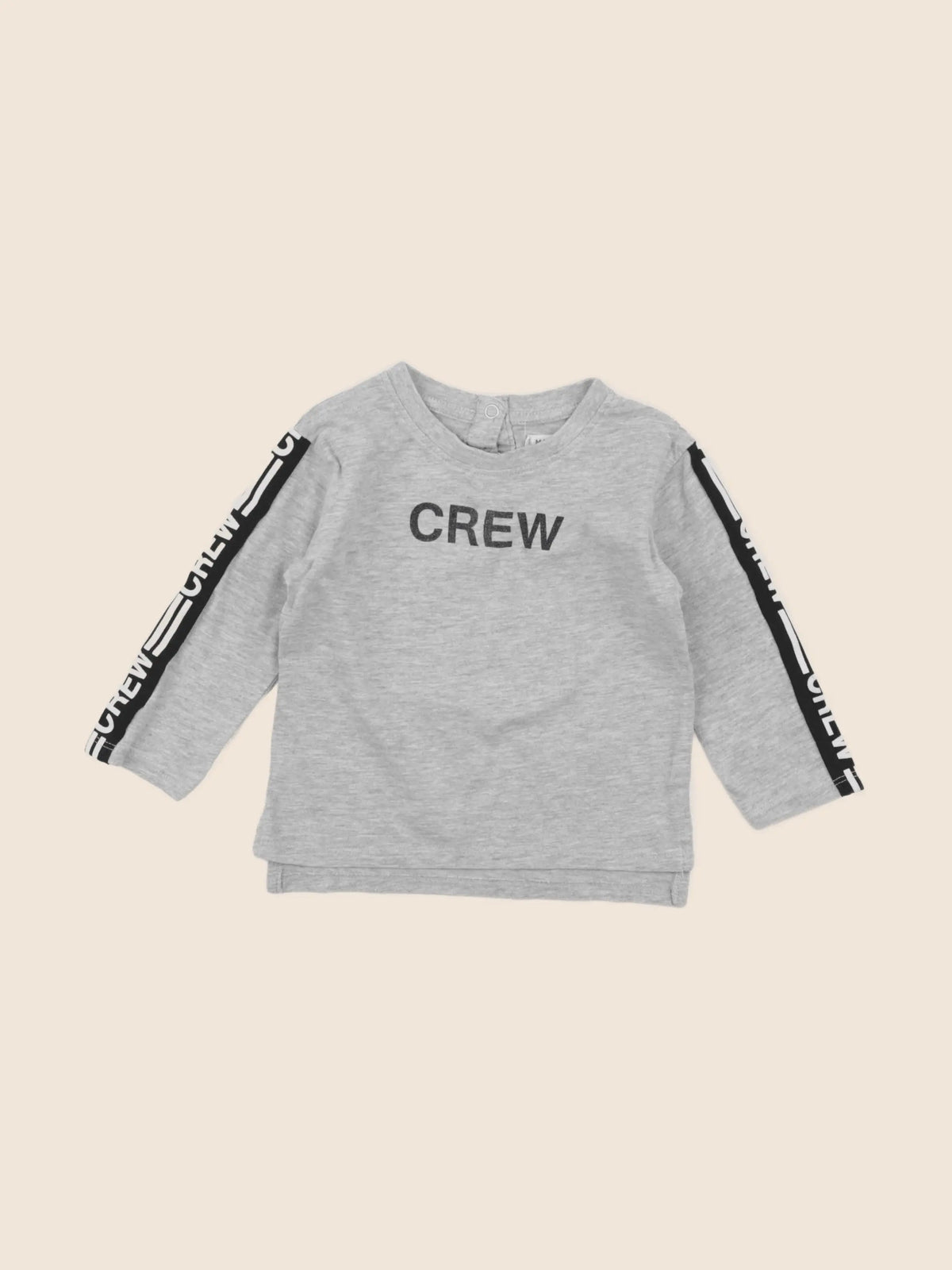 Mango - tee-shirt gris - 9/12 mois