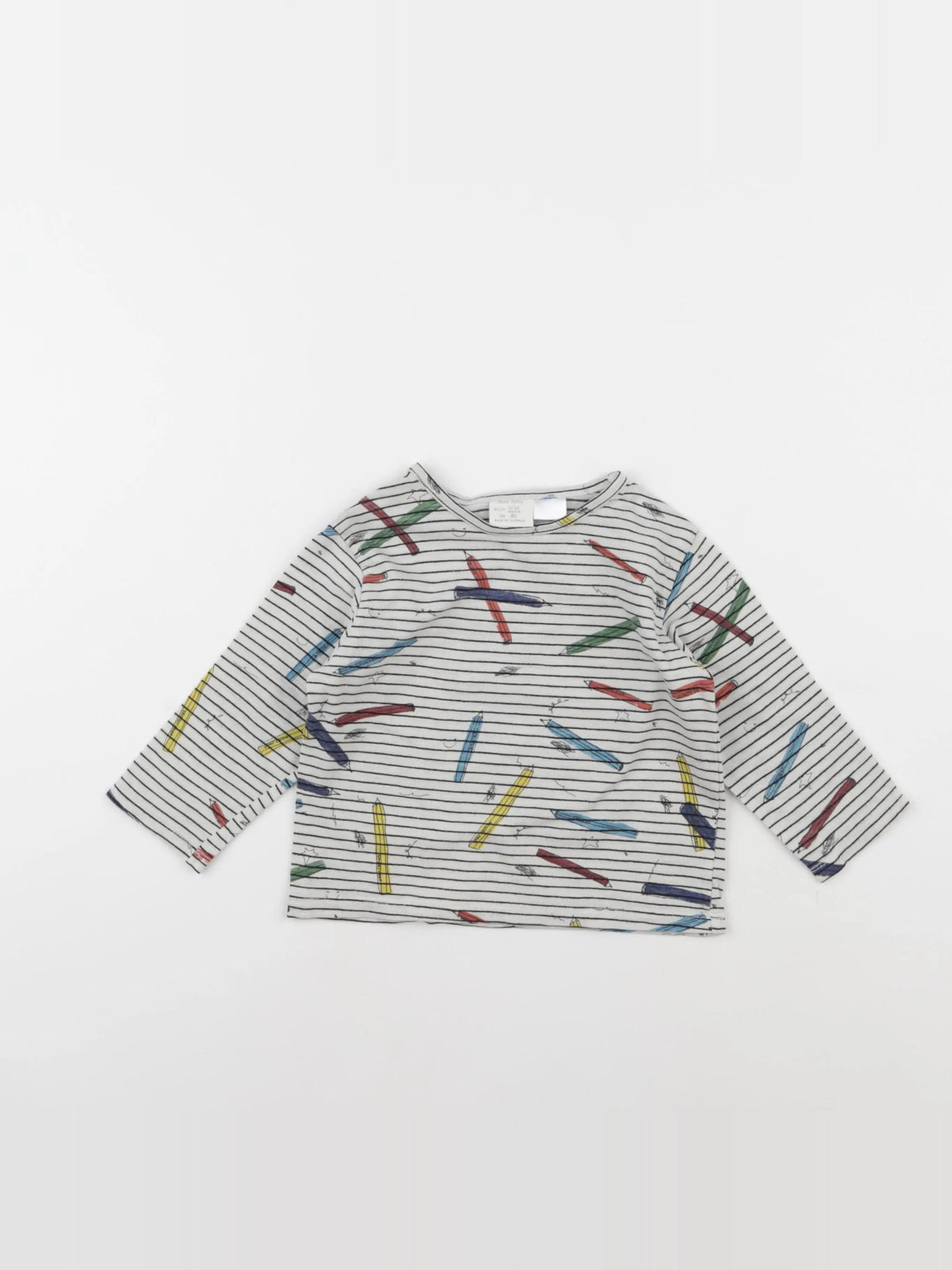 Zara - tee-shirt multicolore - 9/12 mois