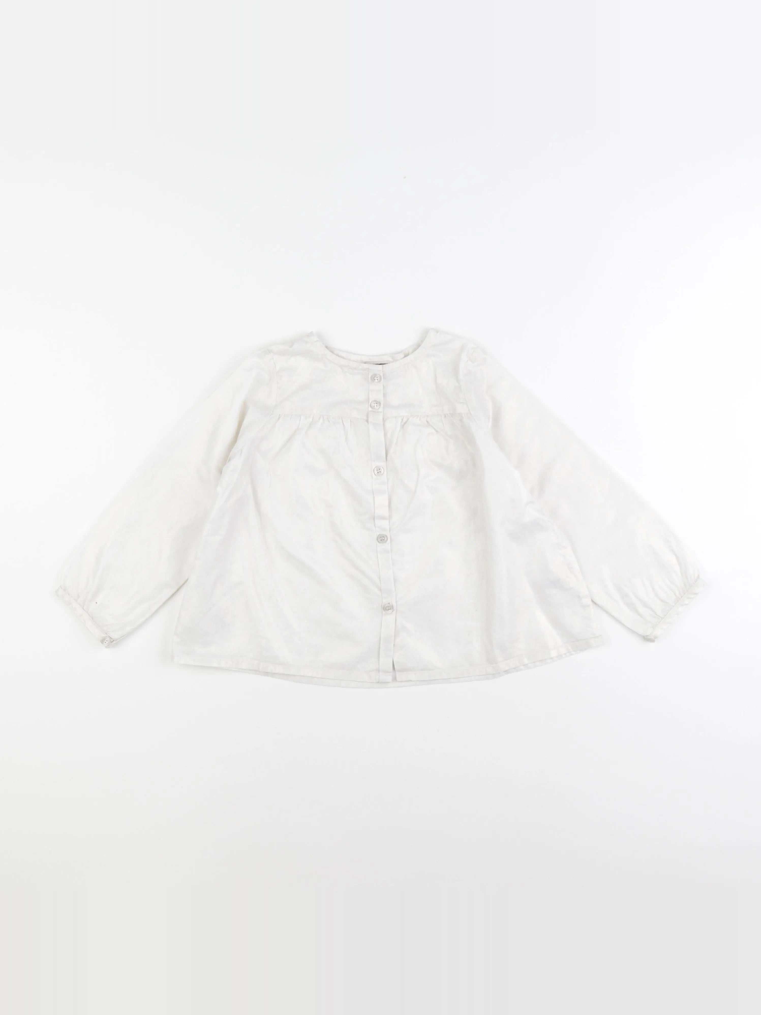 Bonton - blouse beige, or - 4 ans