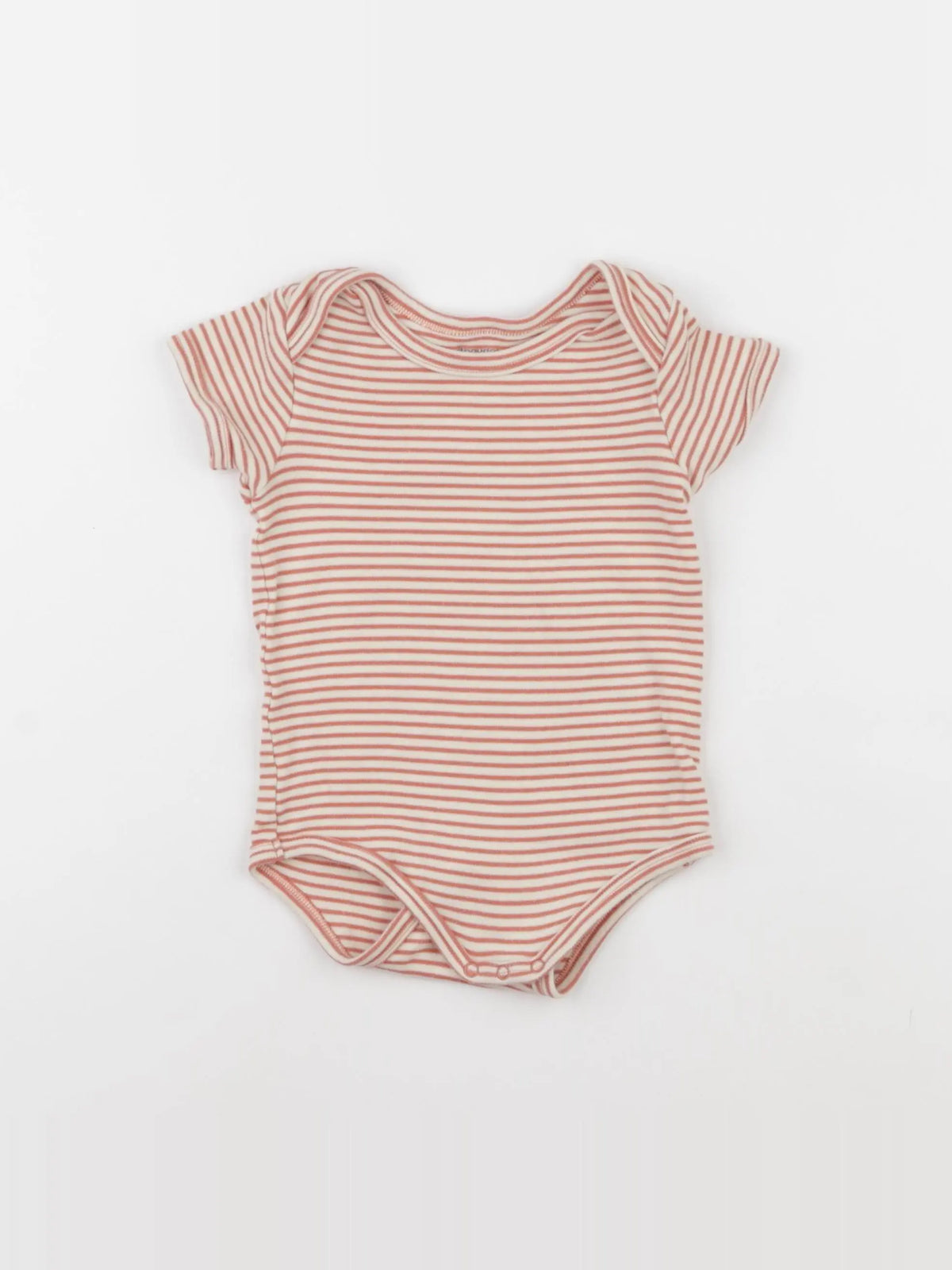 Vertbaudet - body rose, blanc - 36 mois