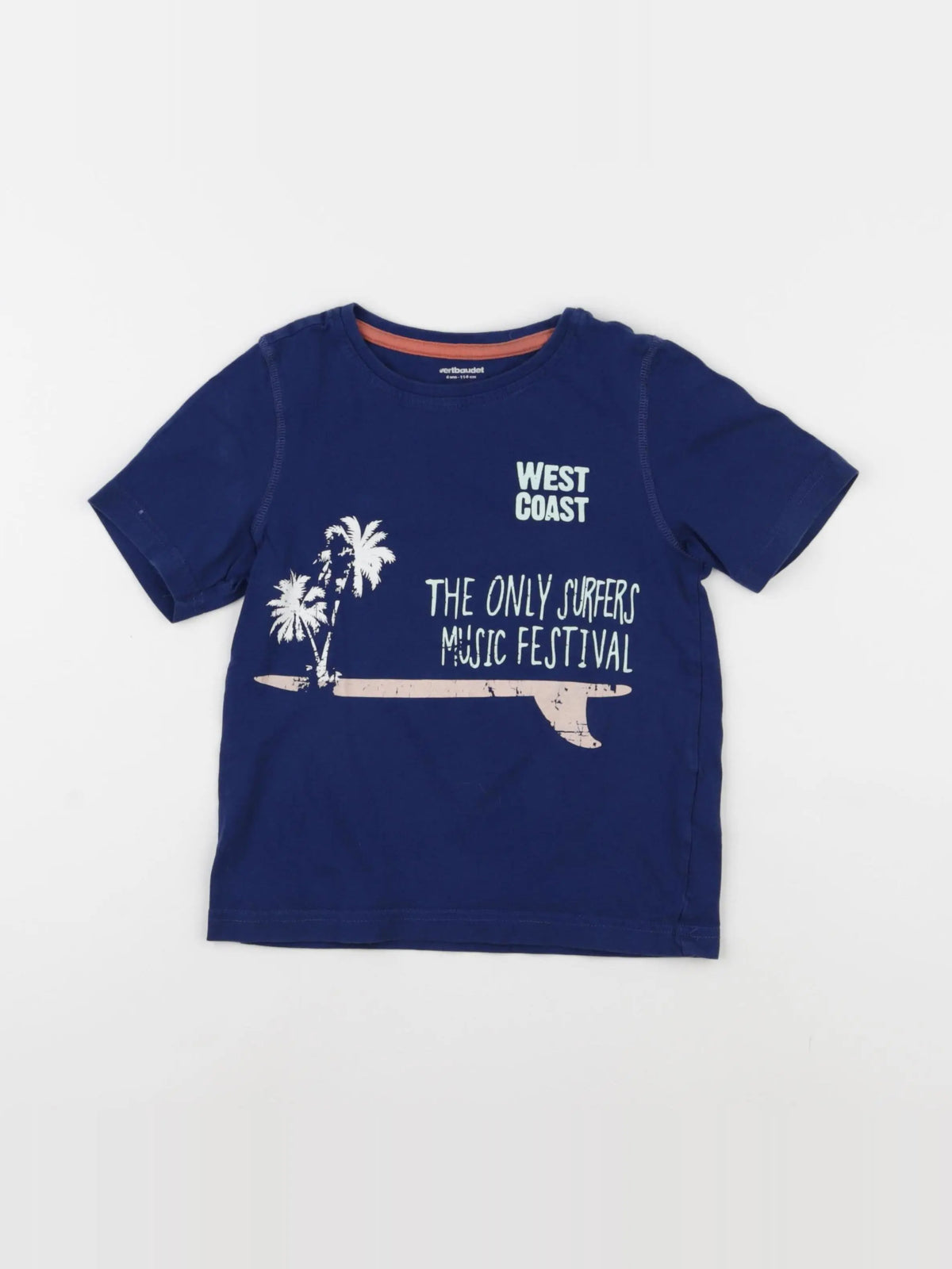 Vertbaudet - tee-shirt multicolore - 6 ans