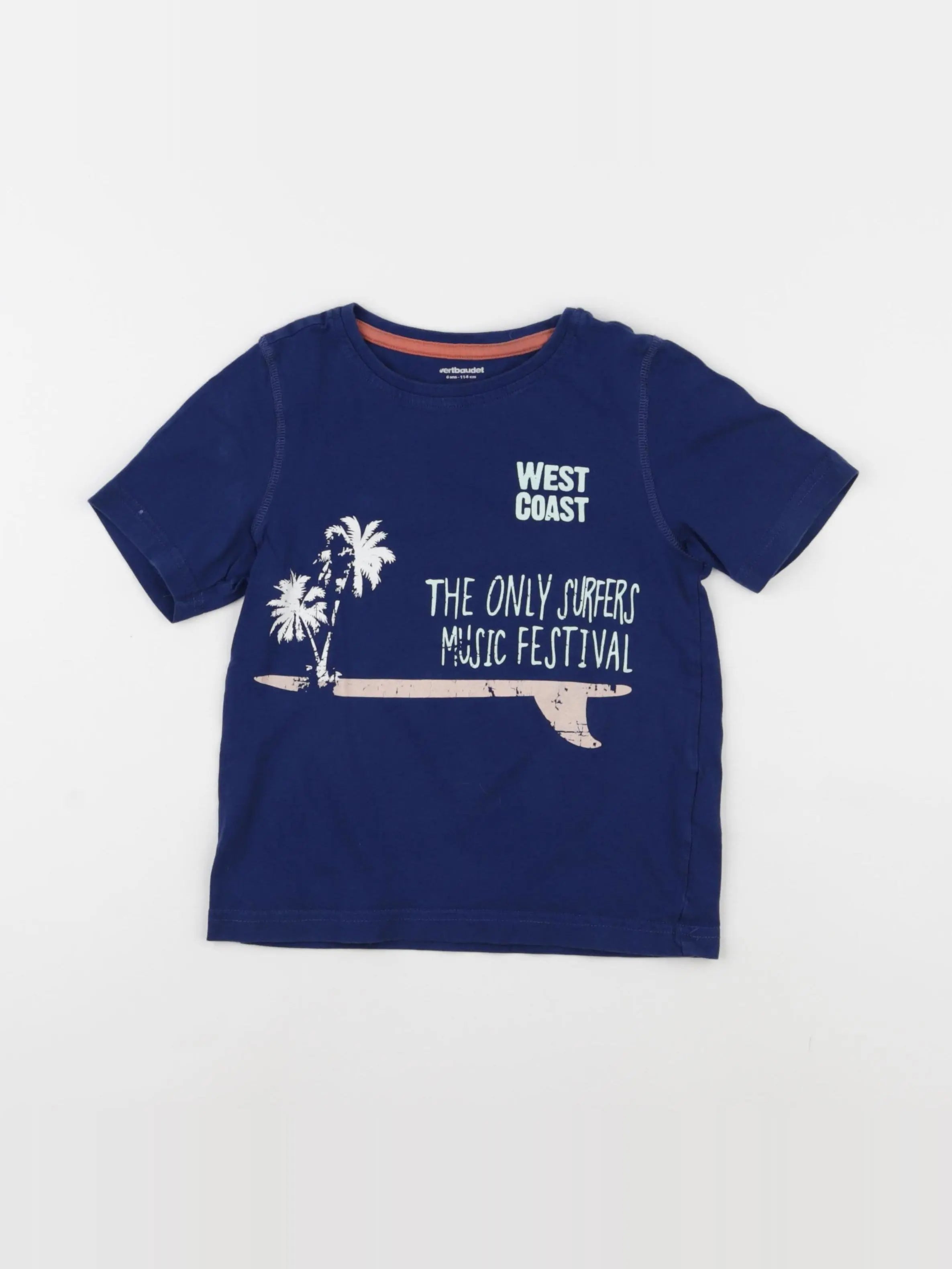 Vertbaudet - tee-shirt multicolore - 6 ans