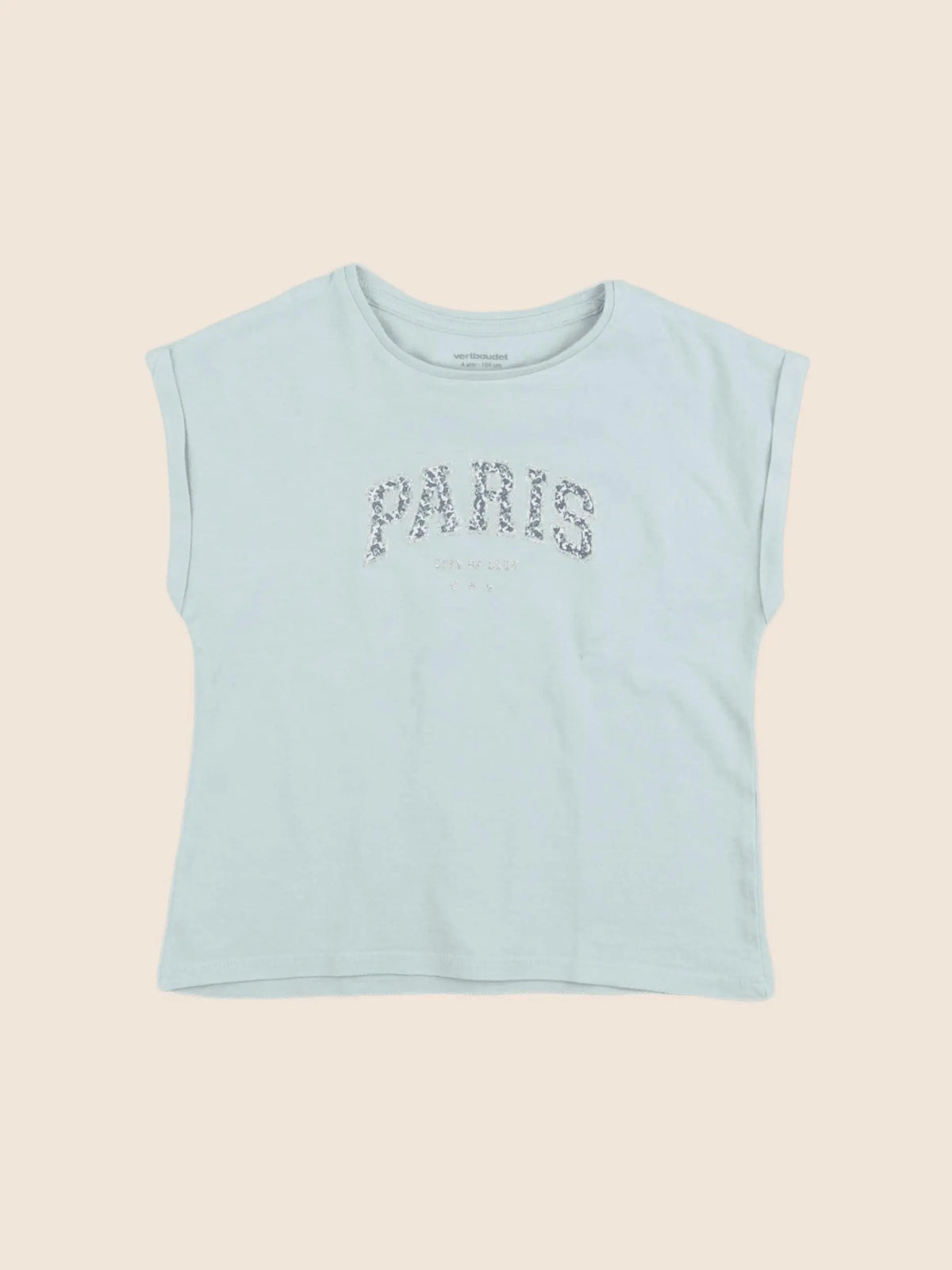 Vertbaudet - tee-shirt vert - 4 ans
