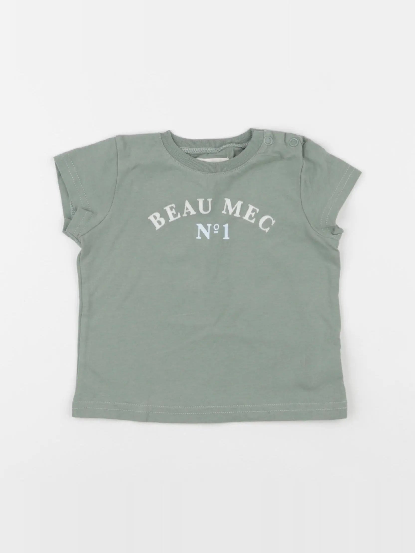 Arsène et les pipelettes - tee-shirt vert - 18 mois