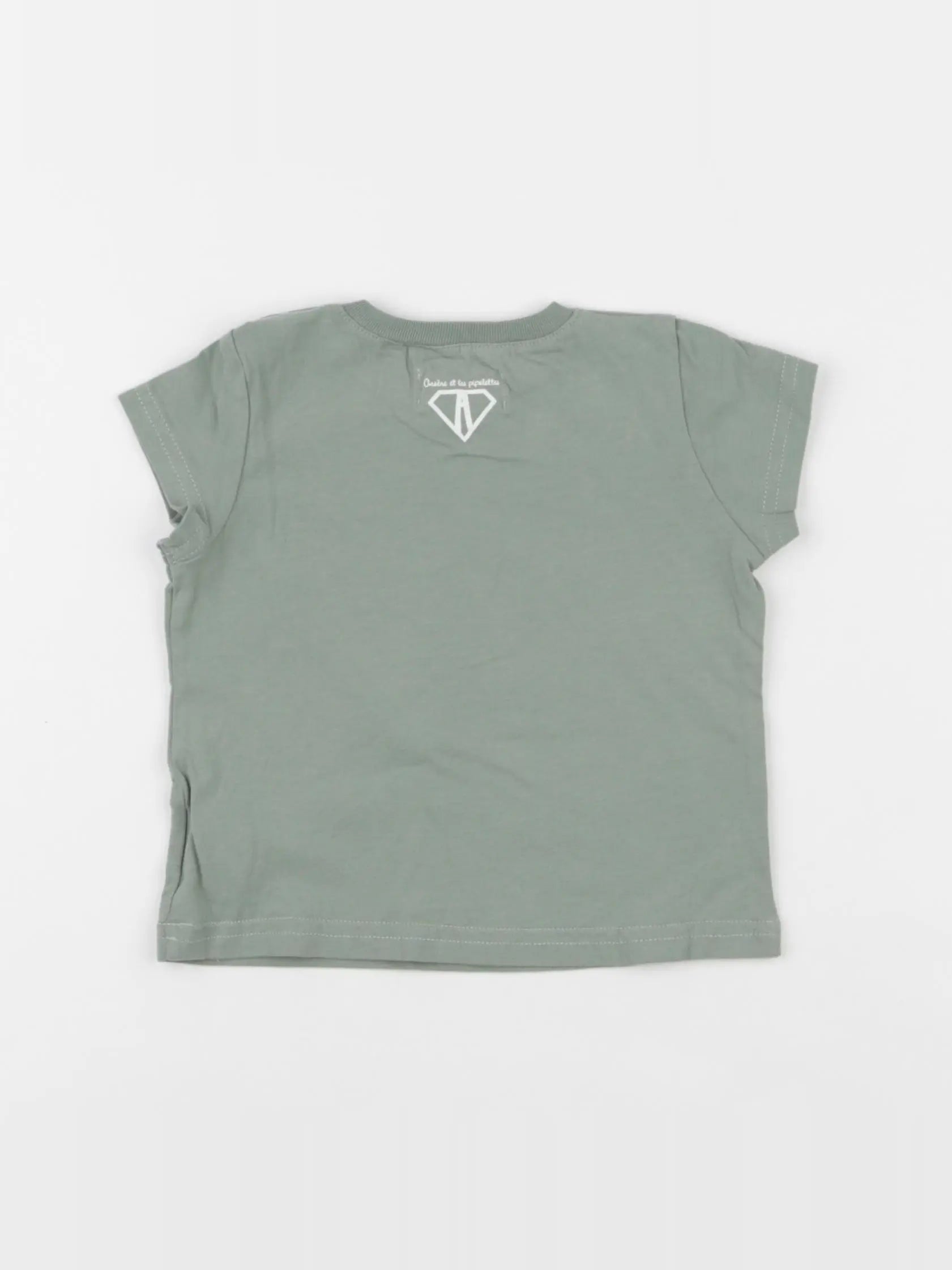 Arsène et les pipelettes - tee-shirt vert - 18 mois