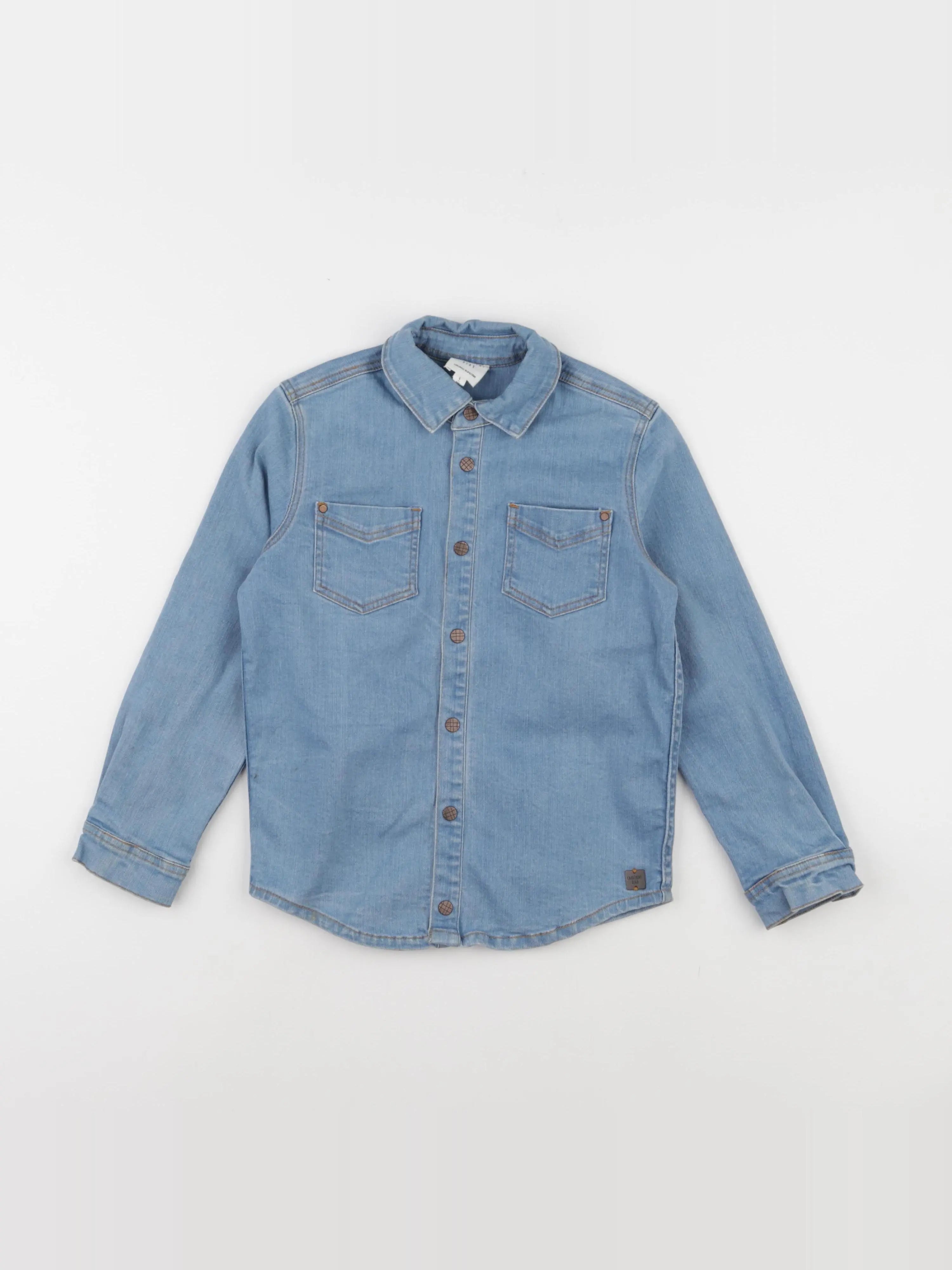 Carrément Beau - chemise bleu - 6 ans