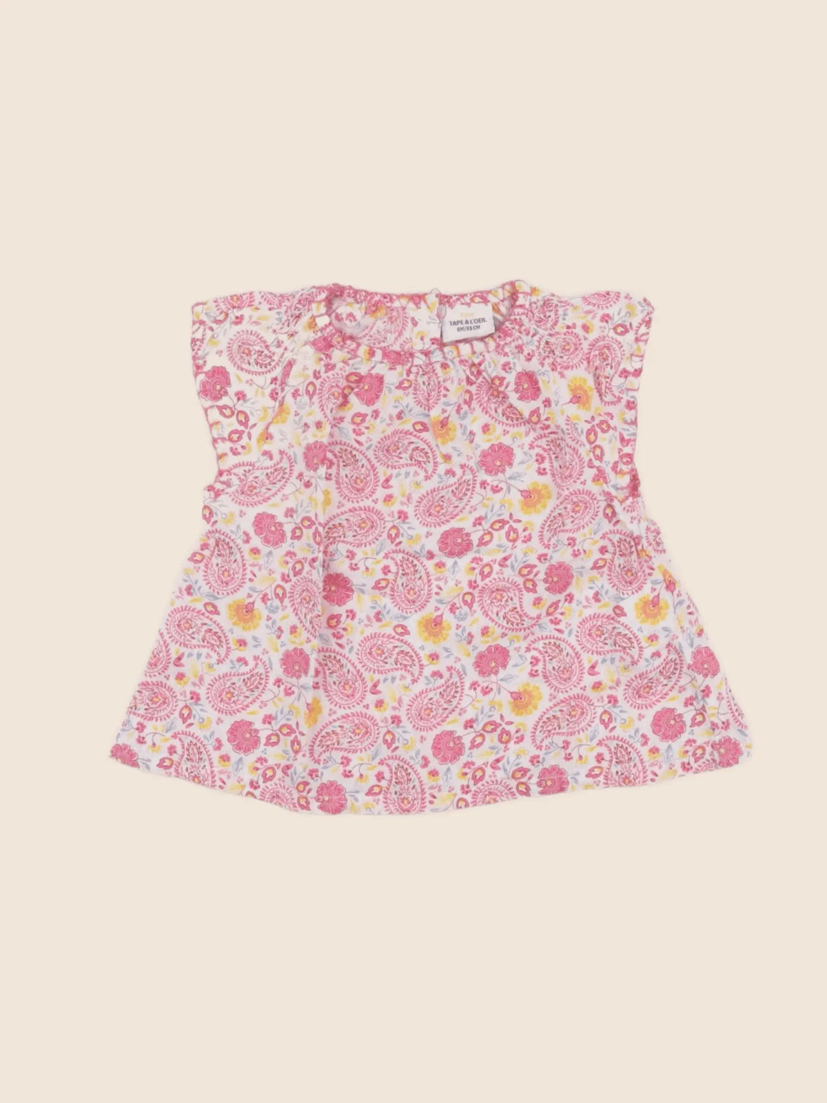 Tape à l'oeil - blouse multicolore - 6 mois
