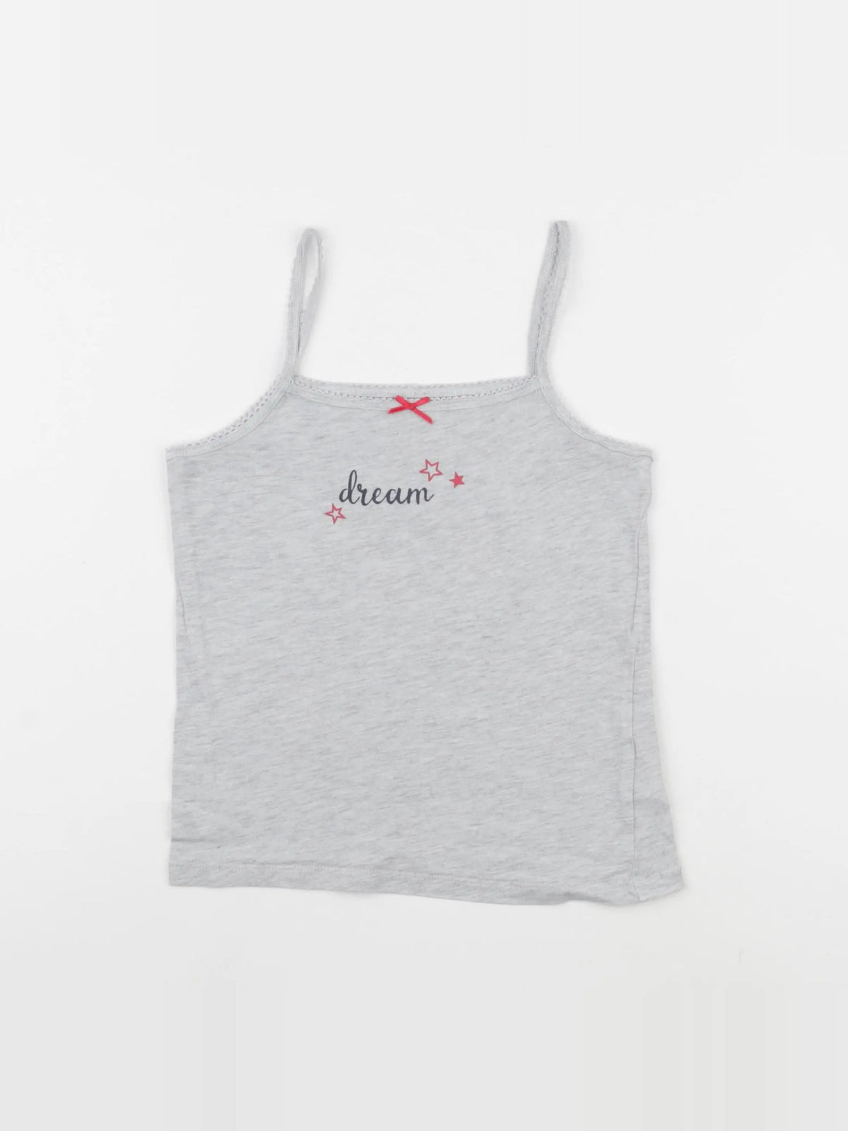 Vertbaudet - maillot de corps gris - 8 ans