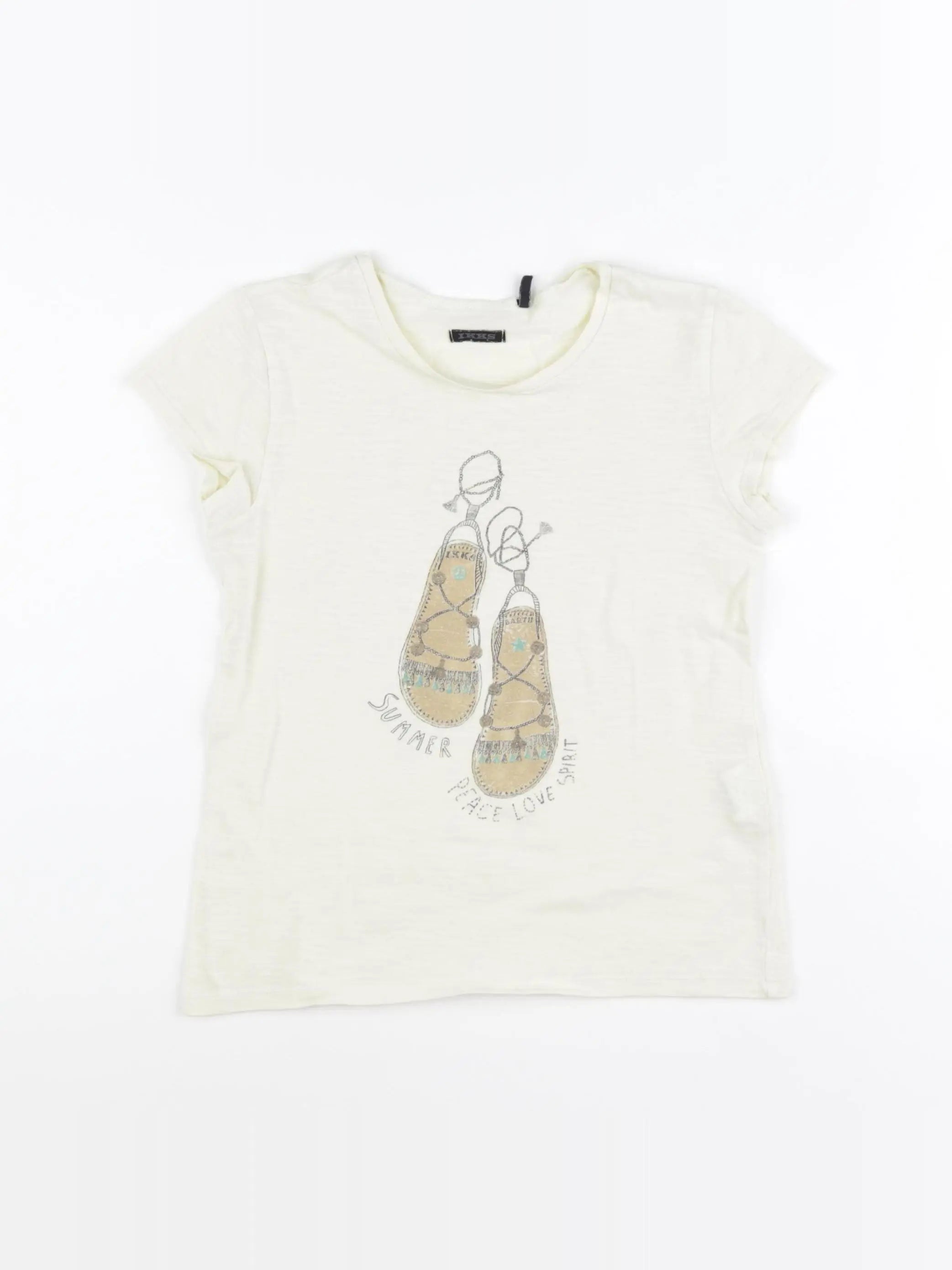 IKKS - tee-shirt jaune - 8 ans