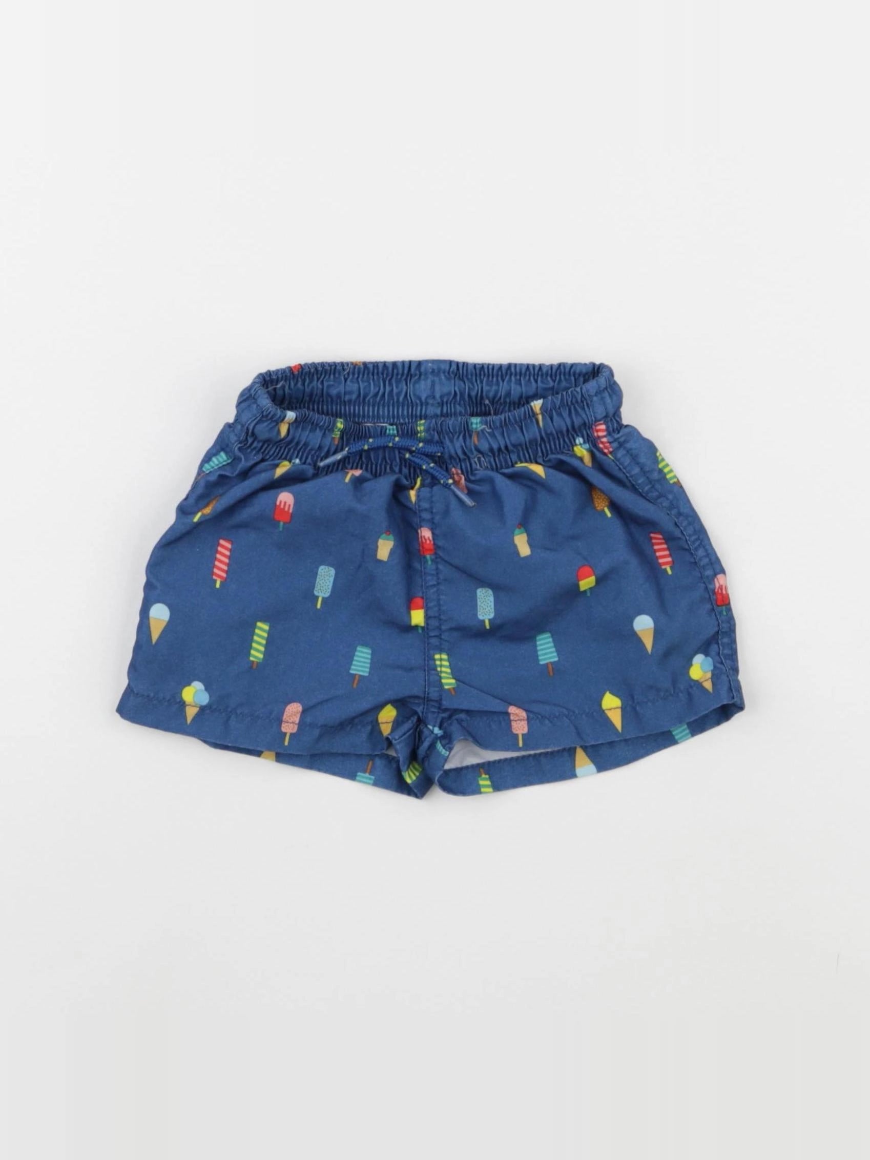 Zara - maillot de bain bleu - 12/24 mois