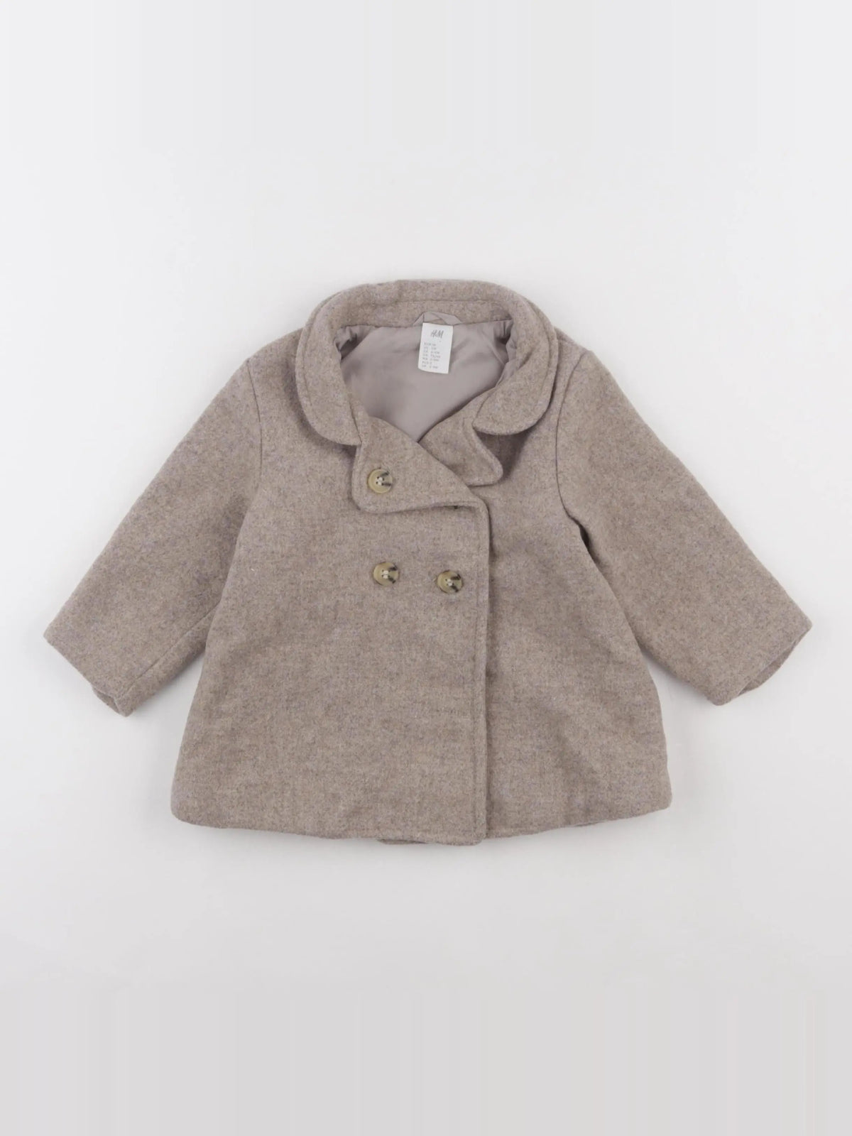 H&M - manteau marron - 6/9 mois
