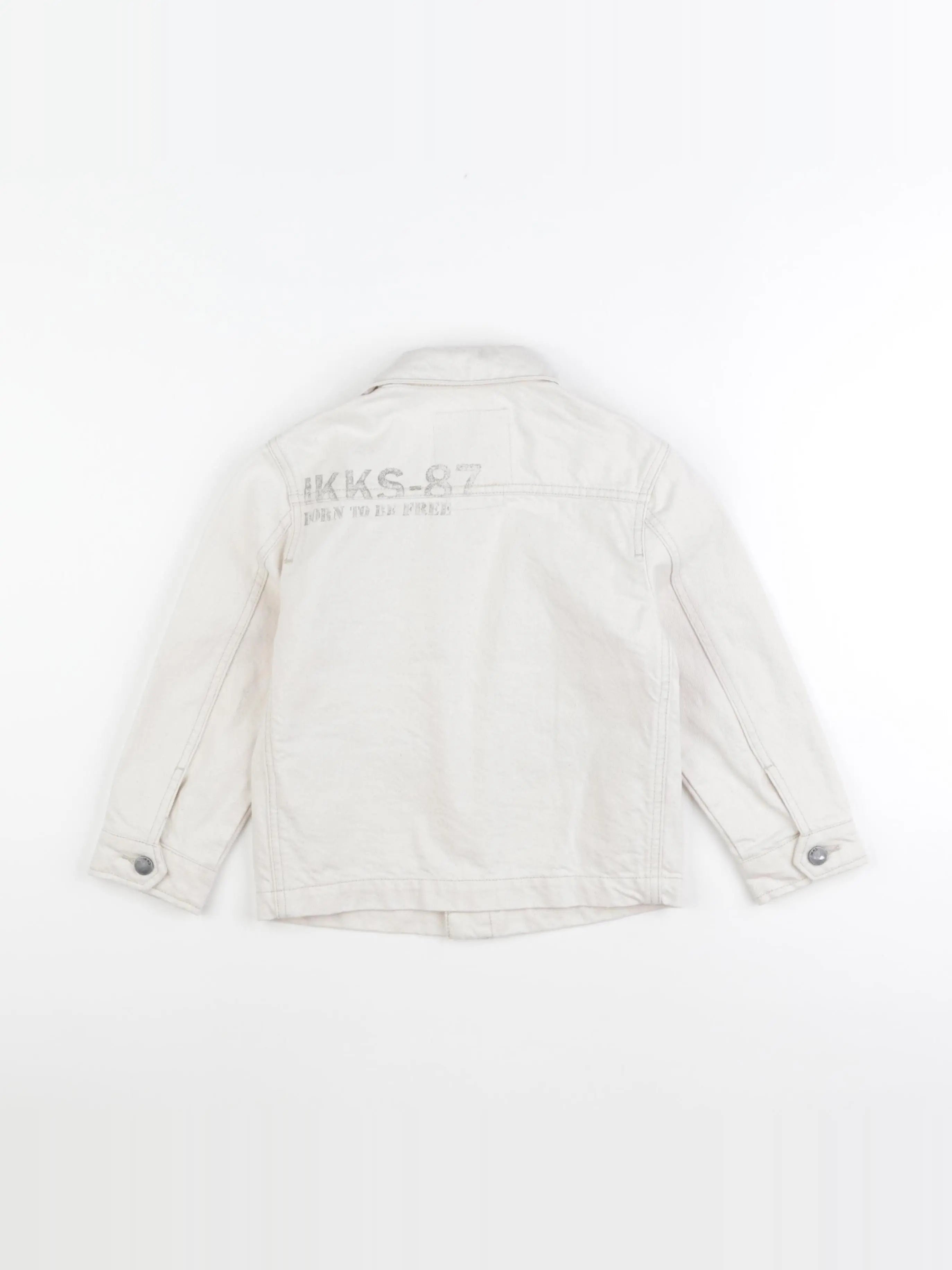 IKKS - veste imprimé au dos beige - 5 ans
