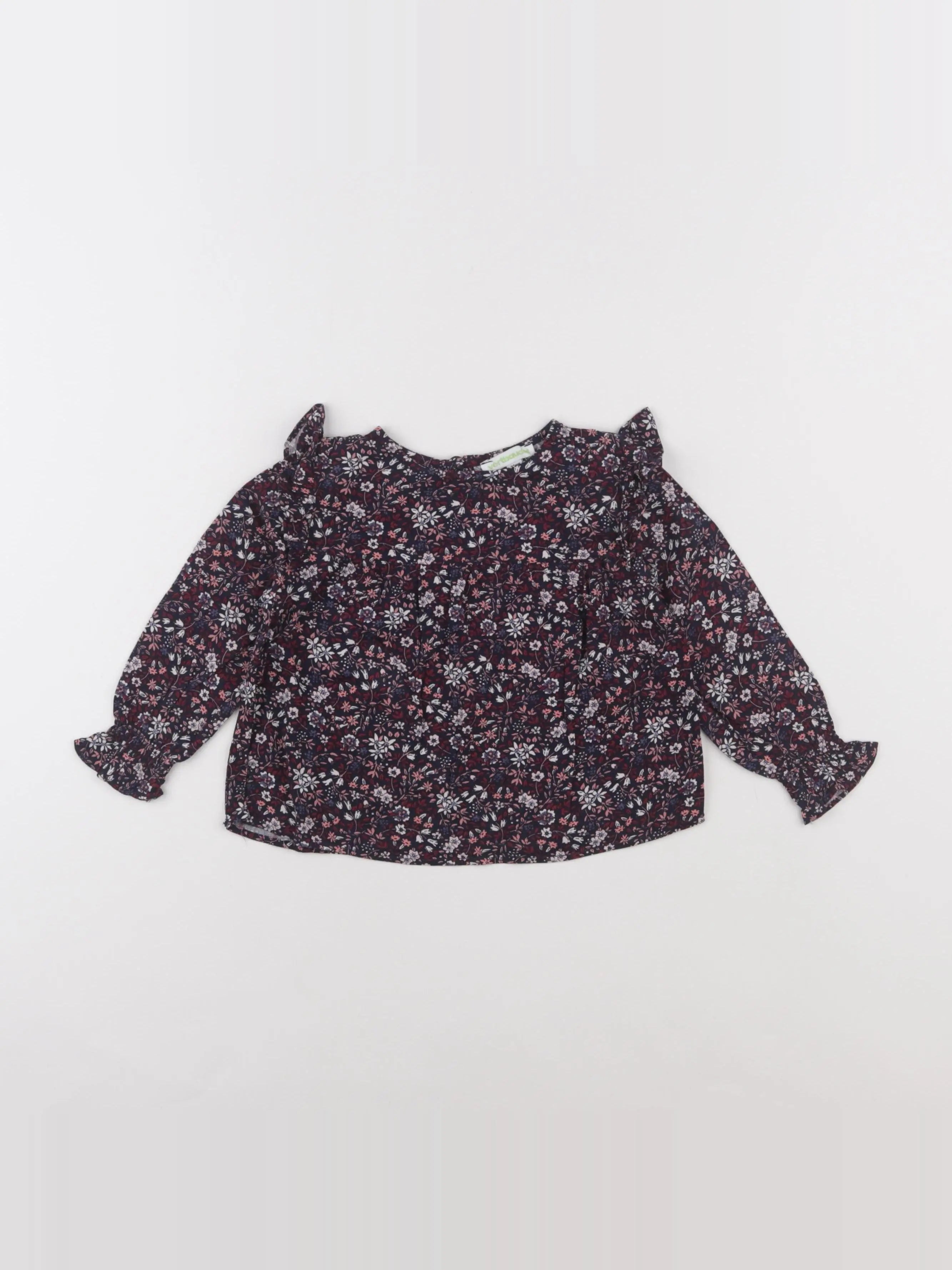 Vertbaudet - blouse multicolore - 2 ans