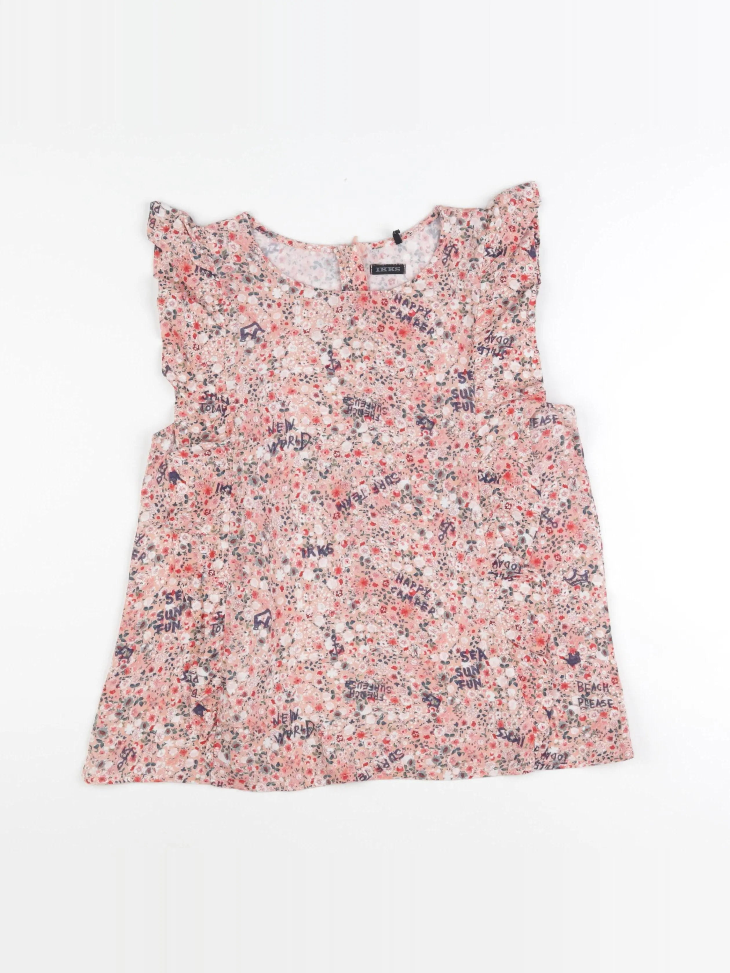 IKKS - blouse rose - 12 ans