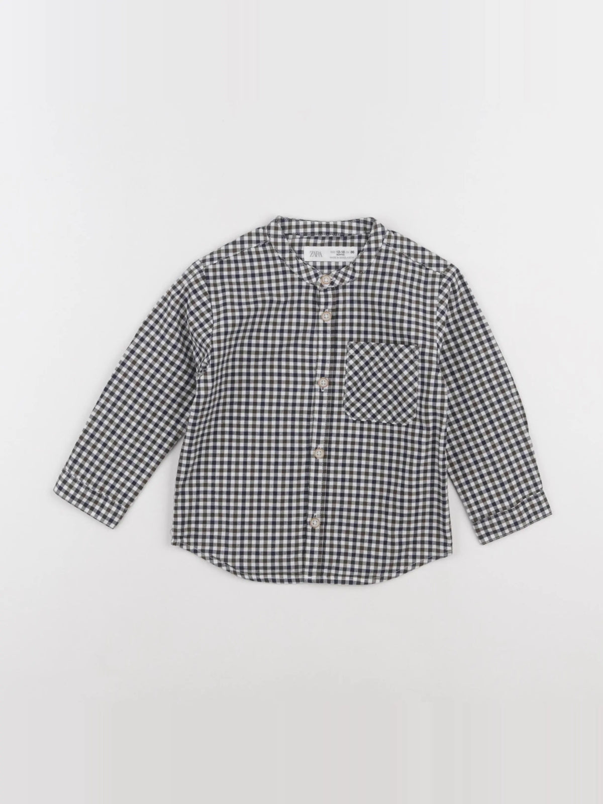 Zara - chemise bleu - 12/18 mois