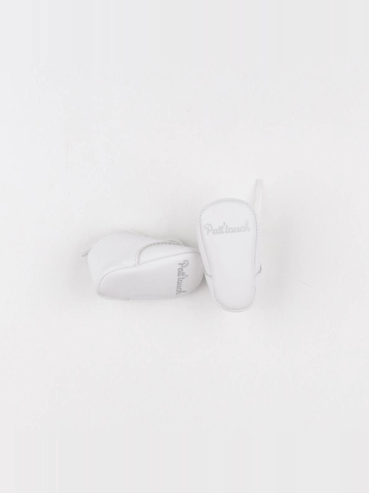 Patt'touch - chaussons blanc - pointure 16