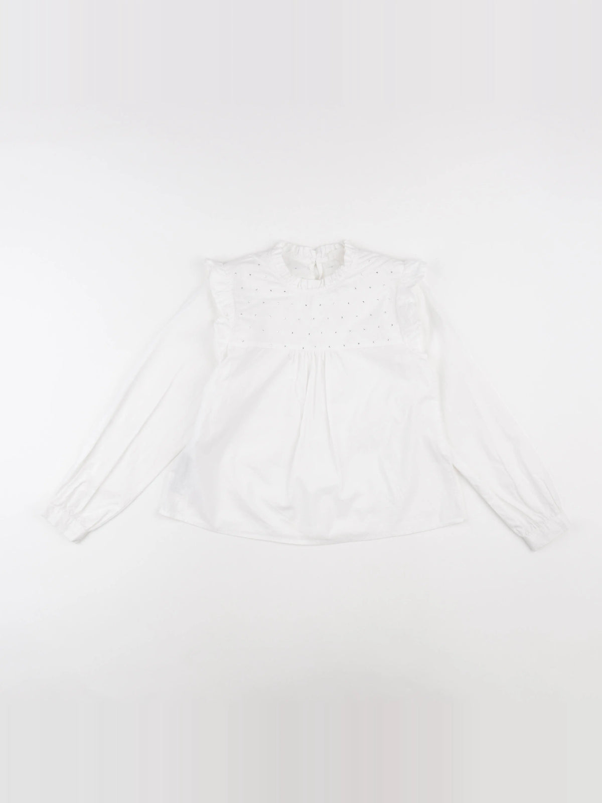 Mango - blouse blanc - 8 ans