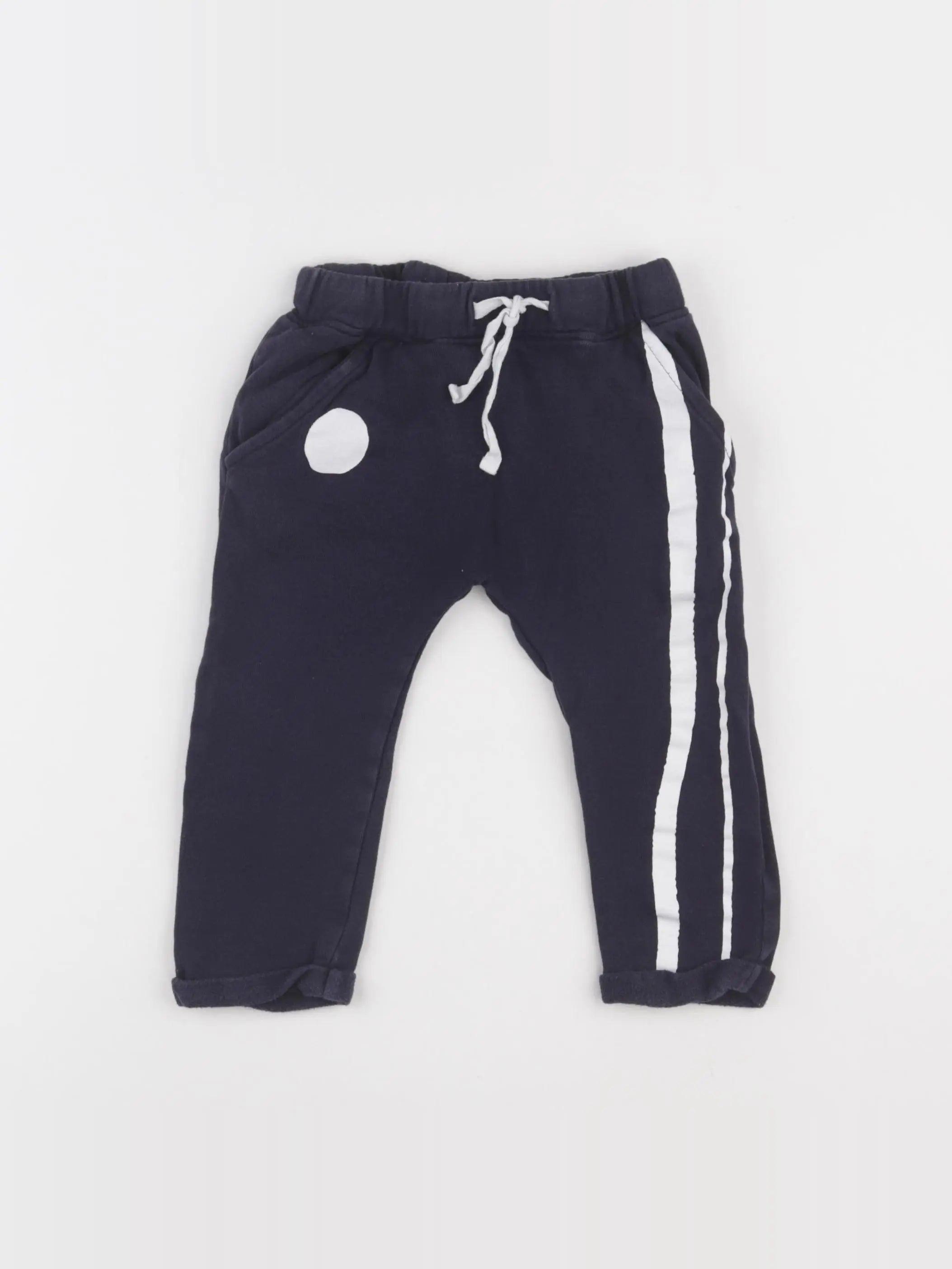 Monoprix - jogging bleu - 12/18 mois