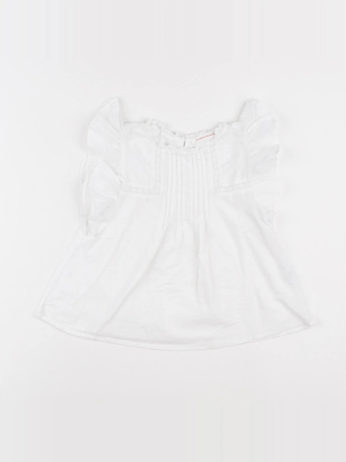 Monoprix - blouse blanc - 4 ans