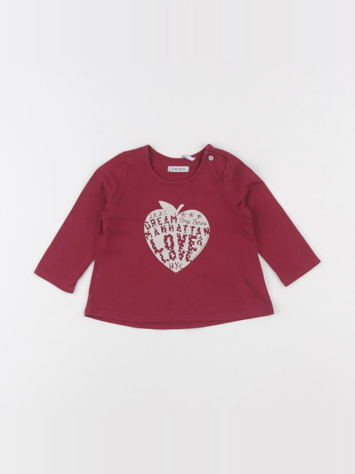 IKKS - tee-shirt rouge - 6 mois