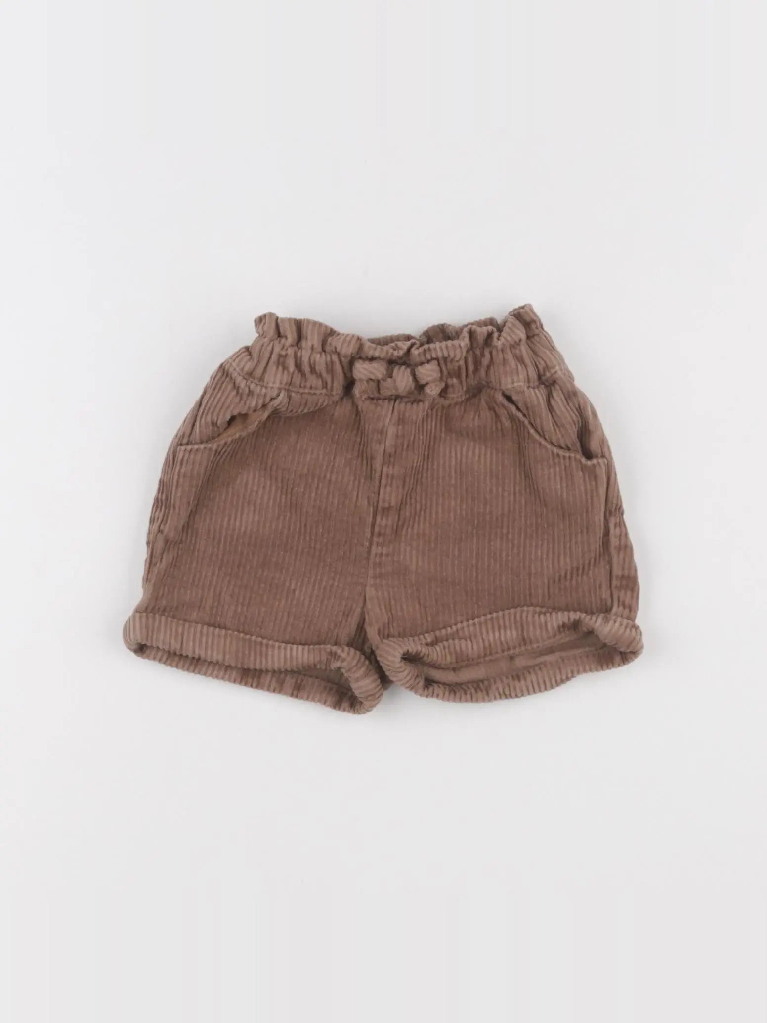 Vertbaudet - short marron - 3 mois