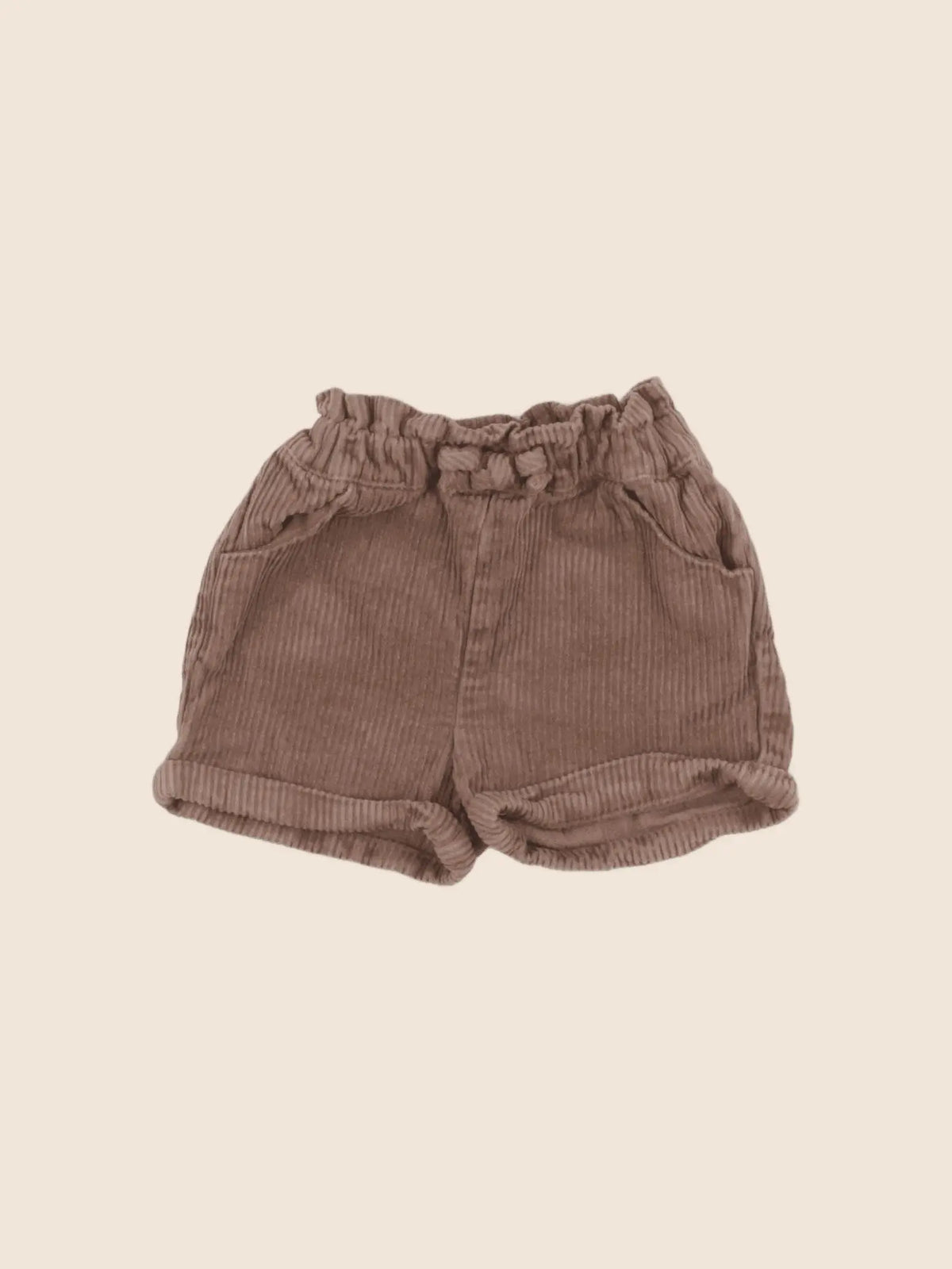Vertbaudet - short marron - 3 mois