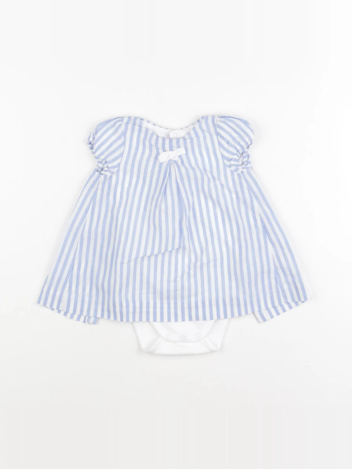 Jacadi - body robe bleu - 6 mois