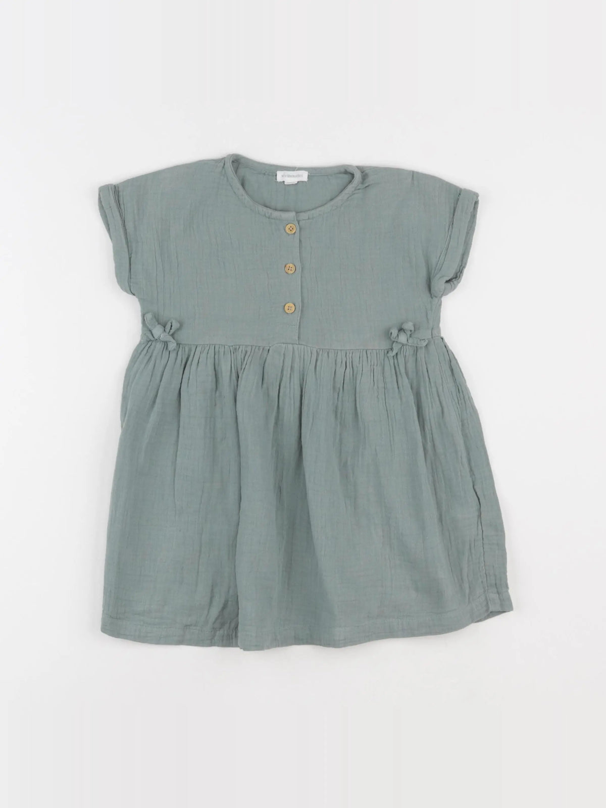 Vertbaudet - robe vert - 3 ans