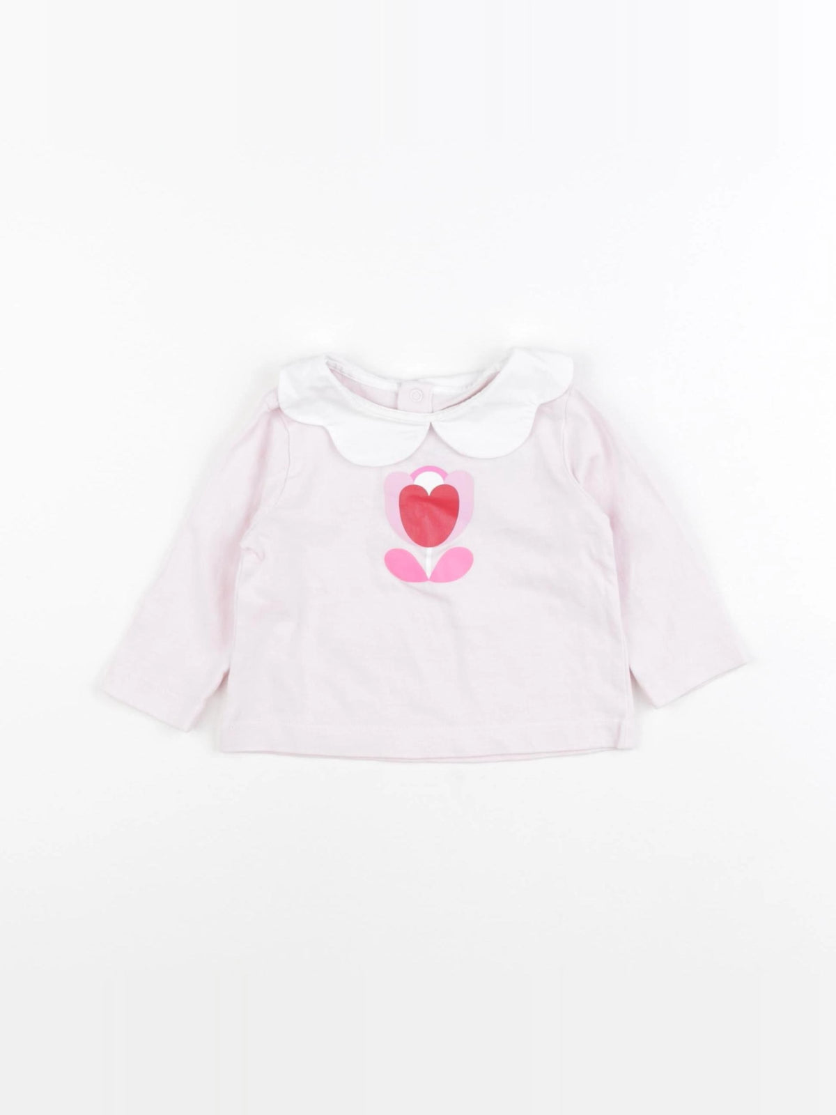 Jacadi - tee-shirt rose - 6 mois