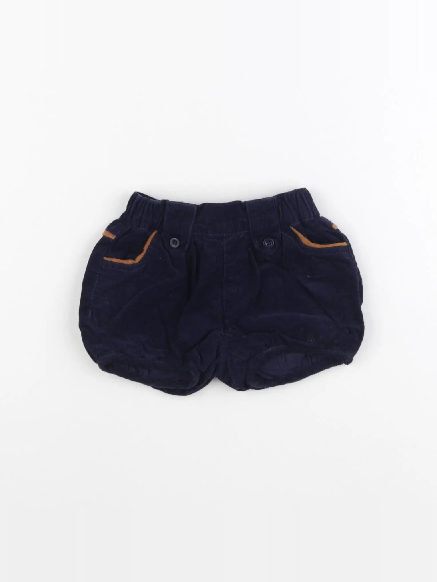 Vertbaudet - short bleu - 6 mois