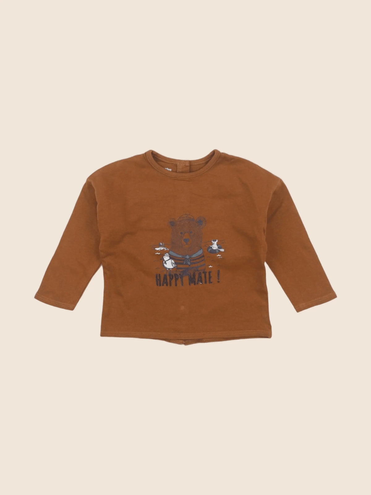 Vertbaudet - tee-shirt multicolore - 9 mois
