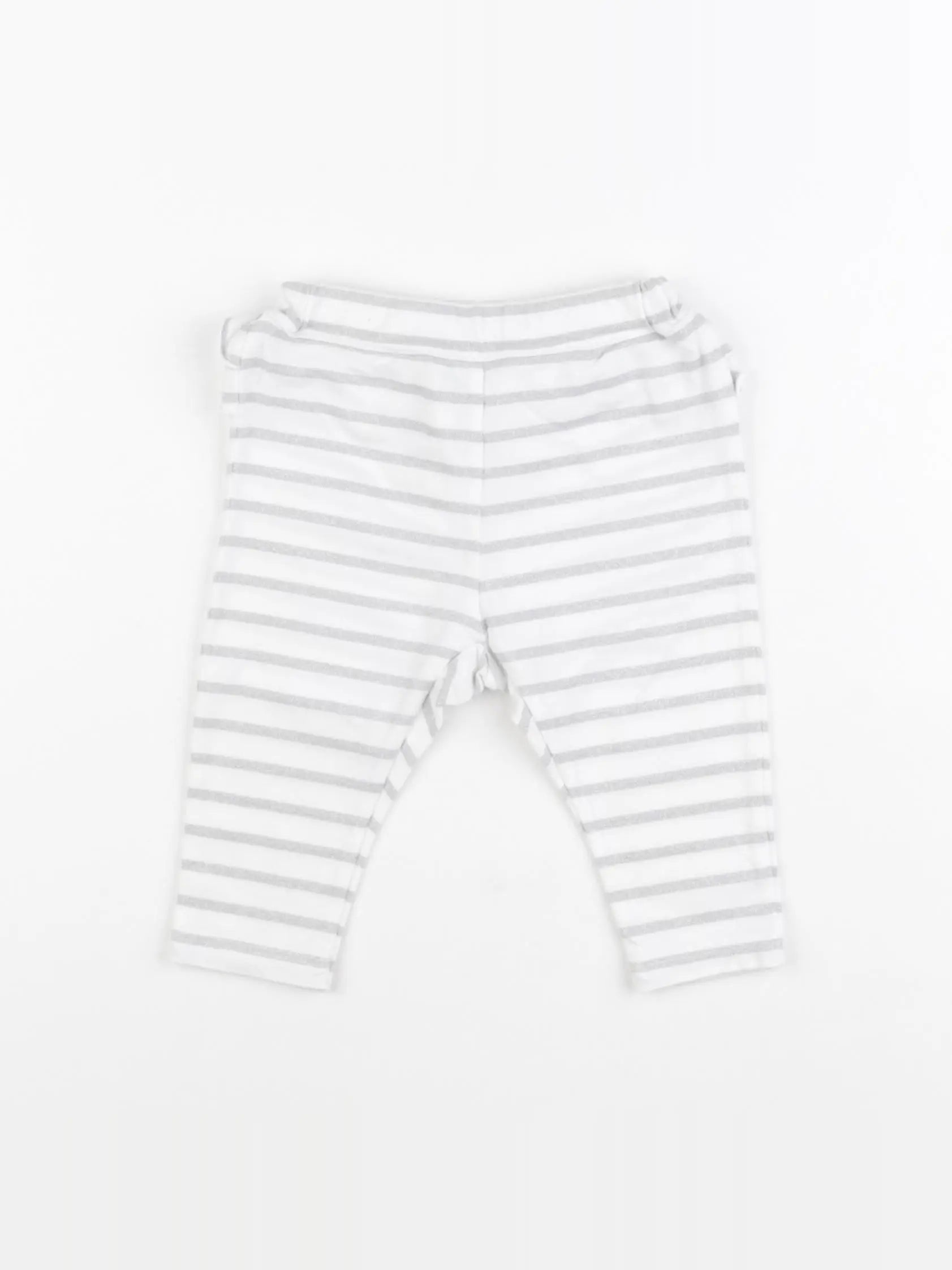 Absorba - legging volants au dos blanc, argent - 6 mois