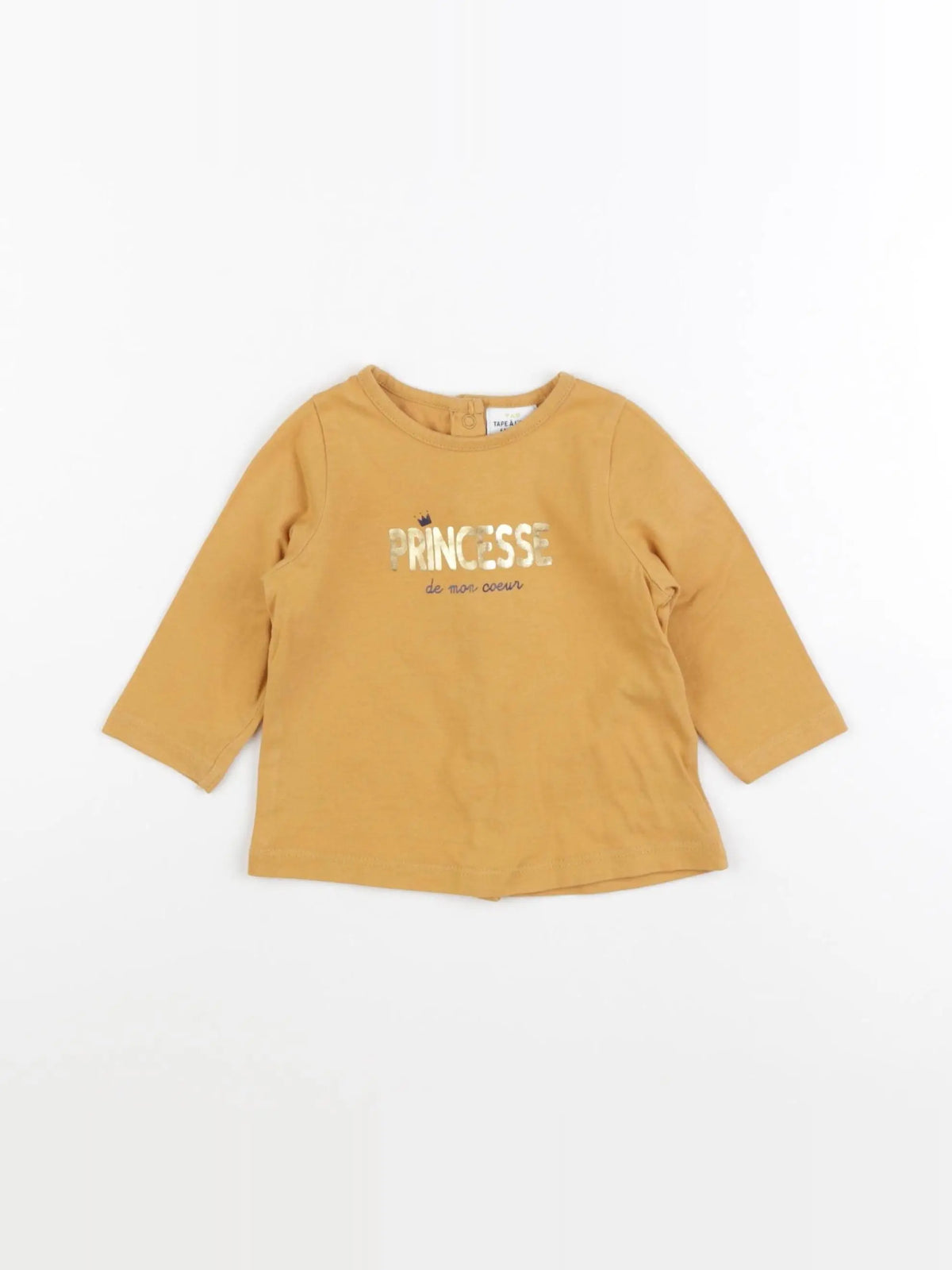 Tape à l'oeil - tee-shirt jaune - 6 mois