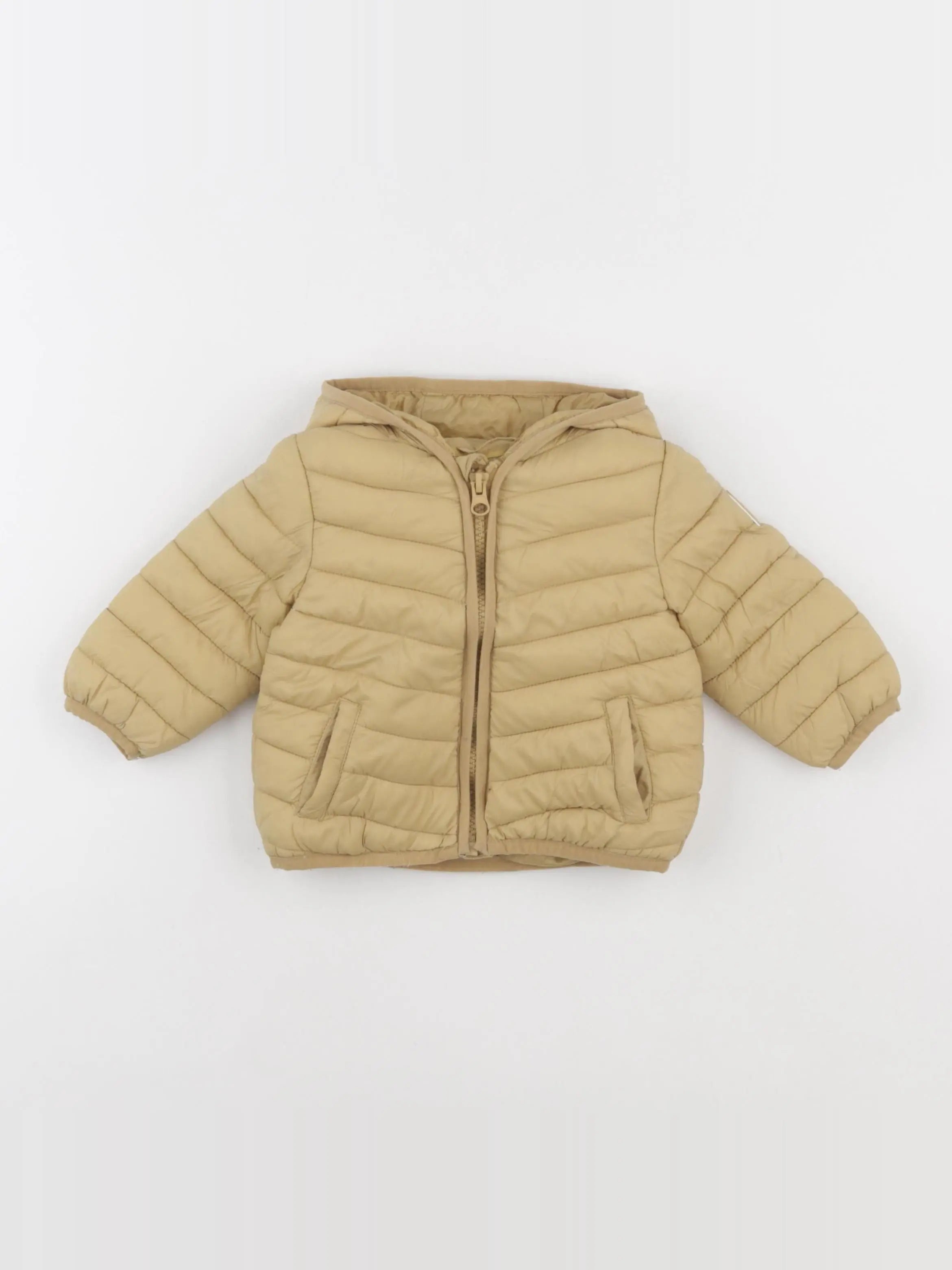 Vertbaudet - doudoune jaune - 9 mois