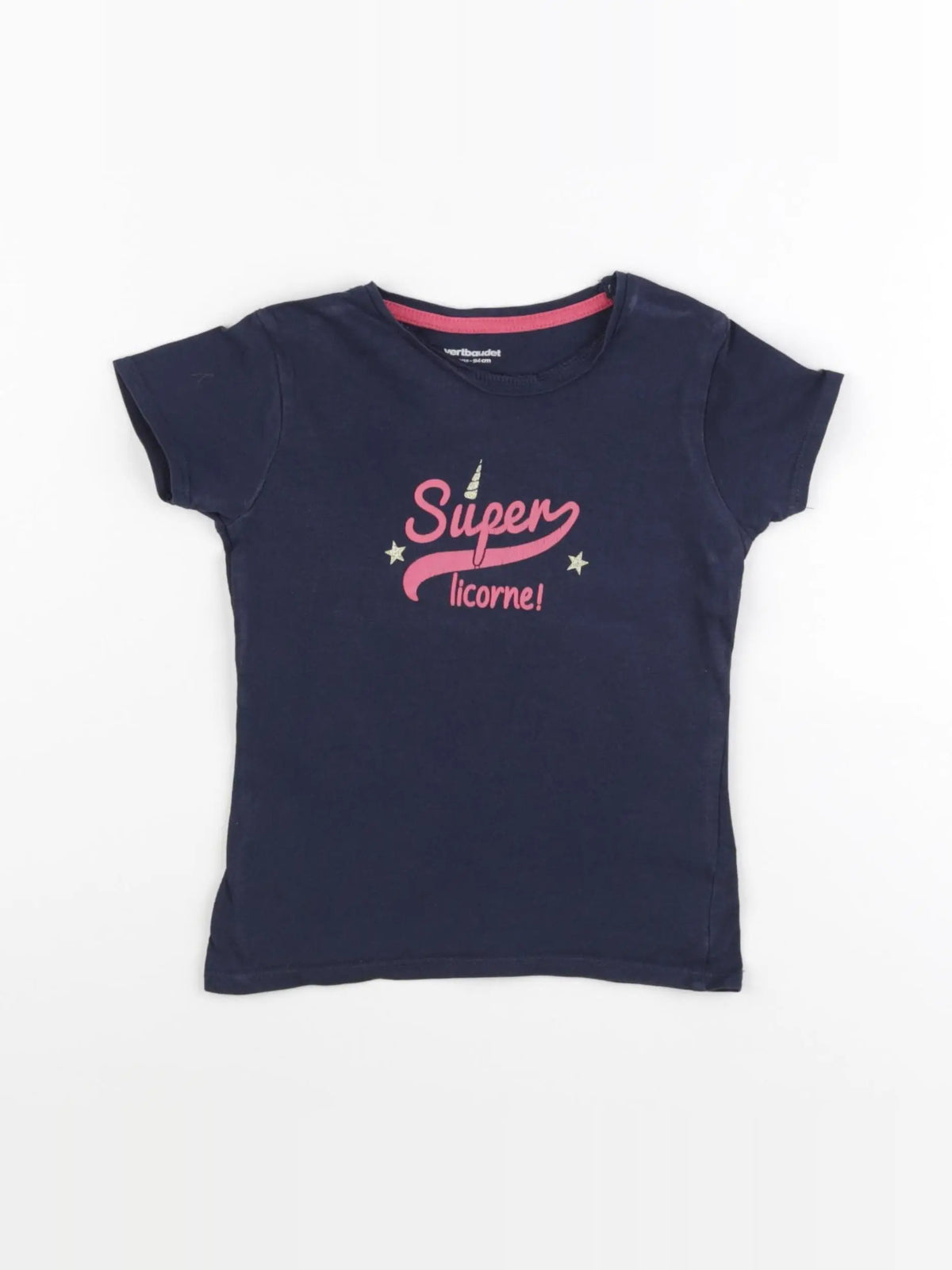 Vertbaudet - tee-shirt bleu - 3 ans