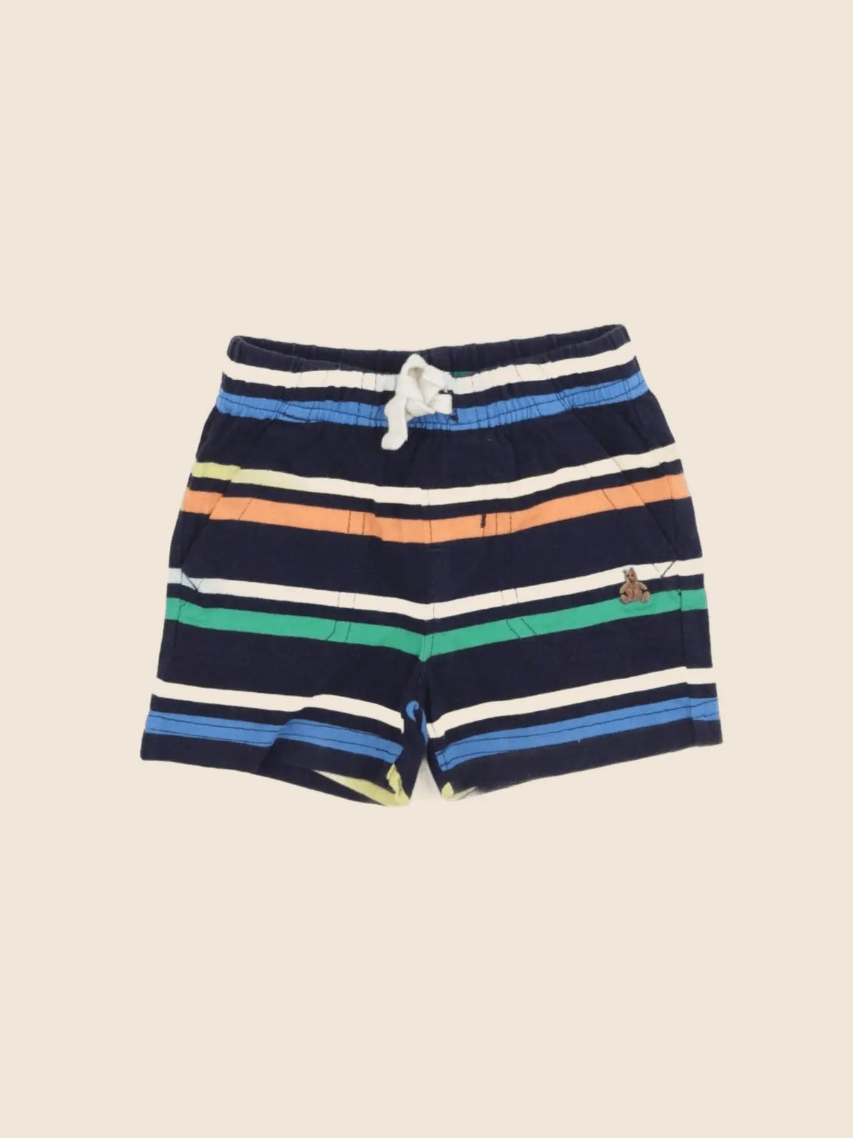 GAP - short bleu - 3/6 mois